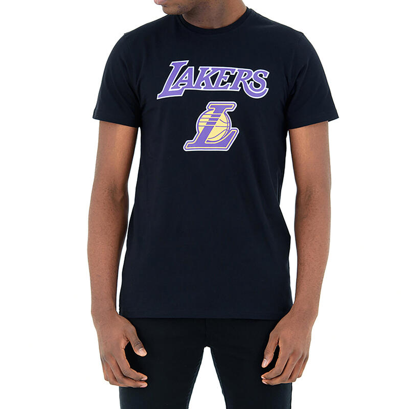 T-shirt NBA manches courtes homme/femme Los Angeles Lakers - noir