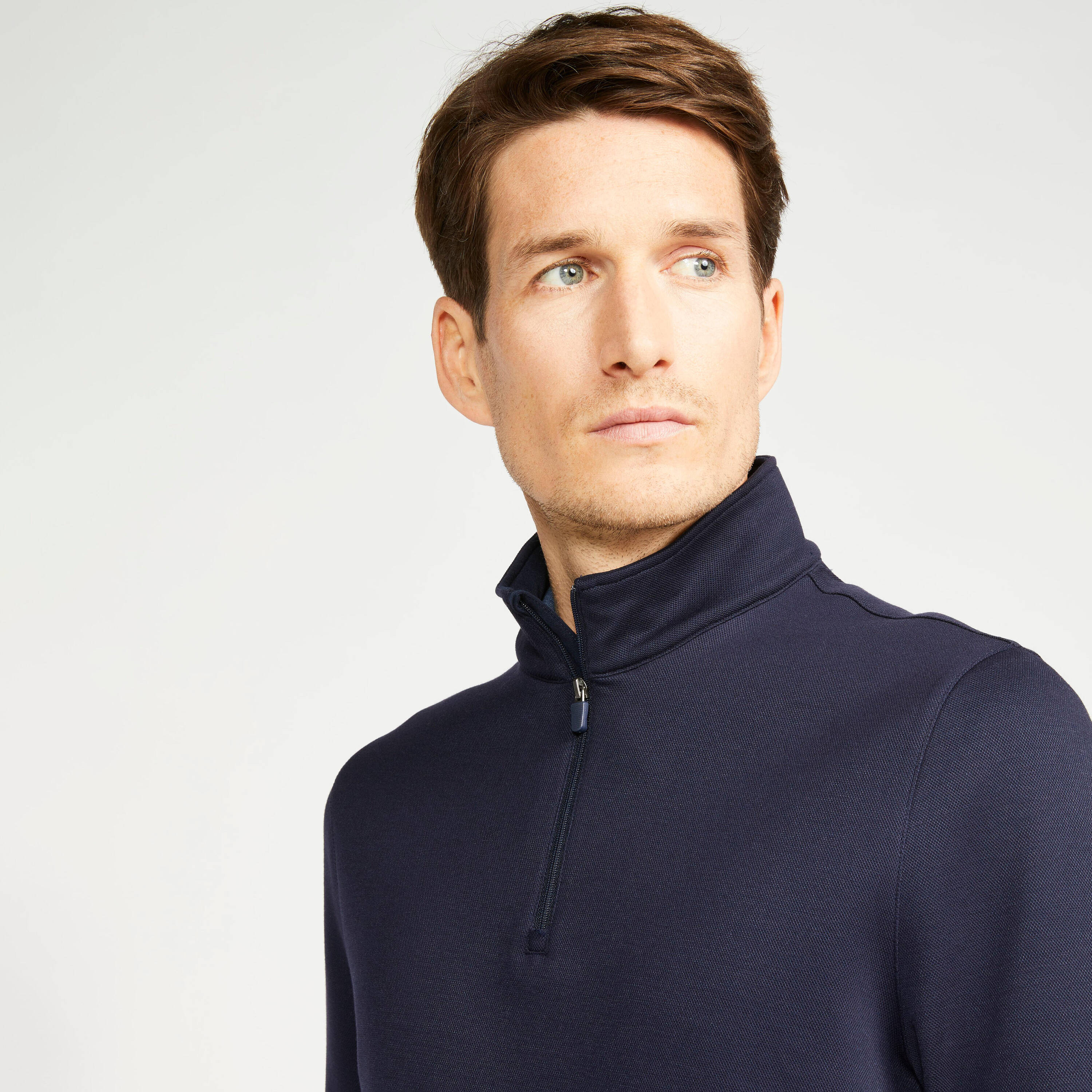 Men's Golf Sweatshirt - MW500 Navy Blue -  3