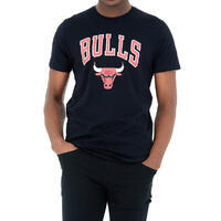 T-shirt NBA manches courtes homme/femme Chicago Bulls - noir