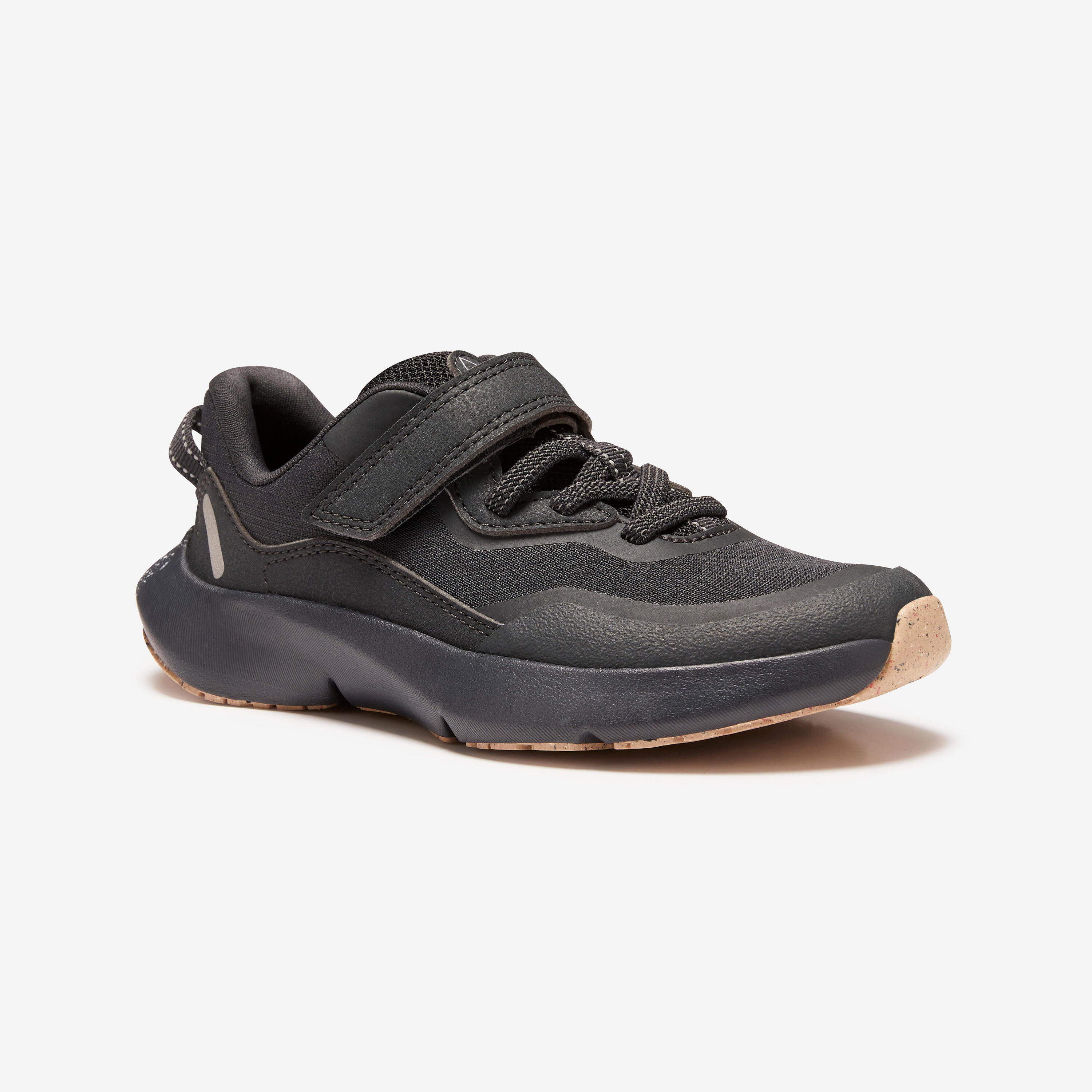 DECATHLON Kids' Water-Repellent Rip-Tab Trainers Daily Flex