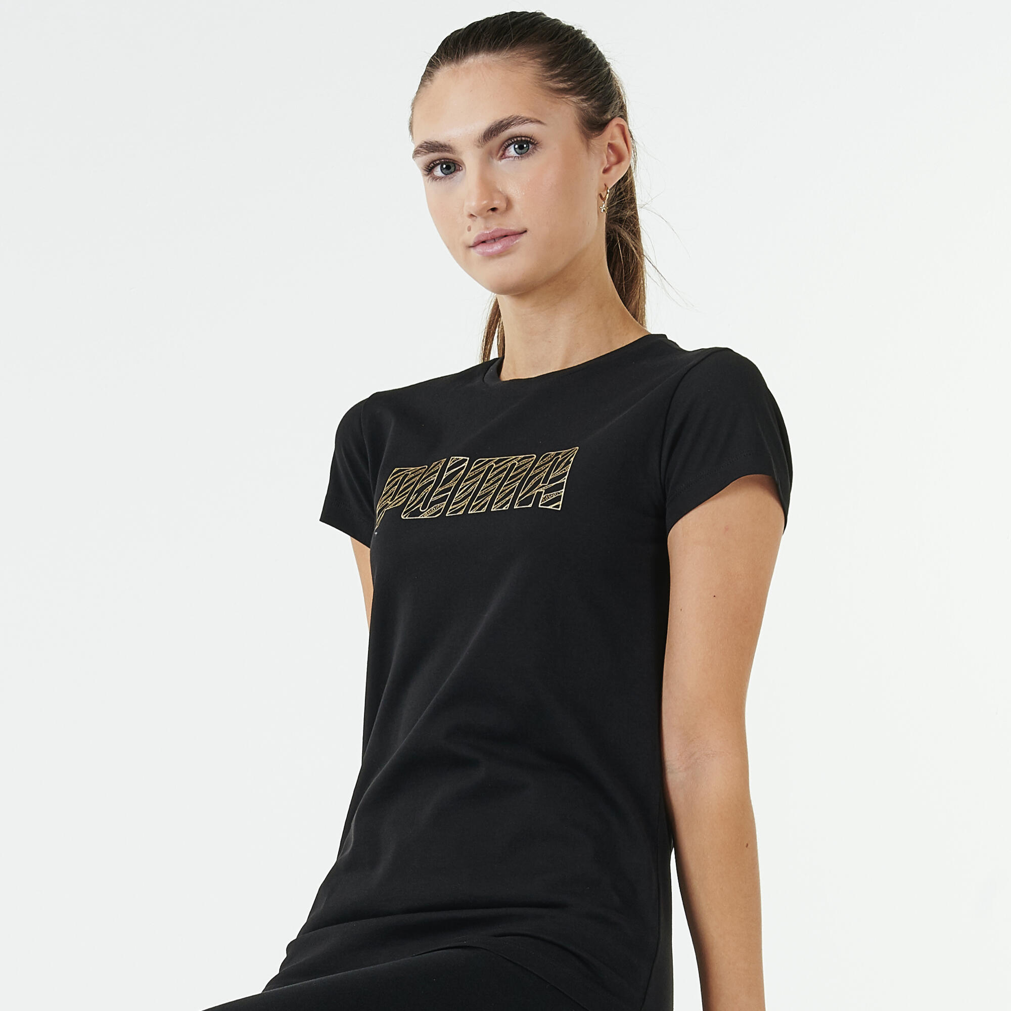 Top Gazza in misto cuproMax Mara in Materiale sintetico di colore Nero Donna Abbigliamento da T-shirt e top da Top a manica lunga 
