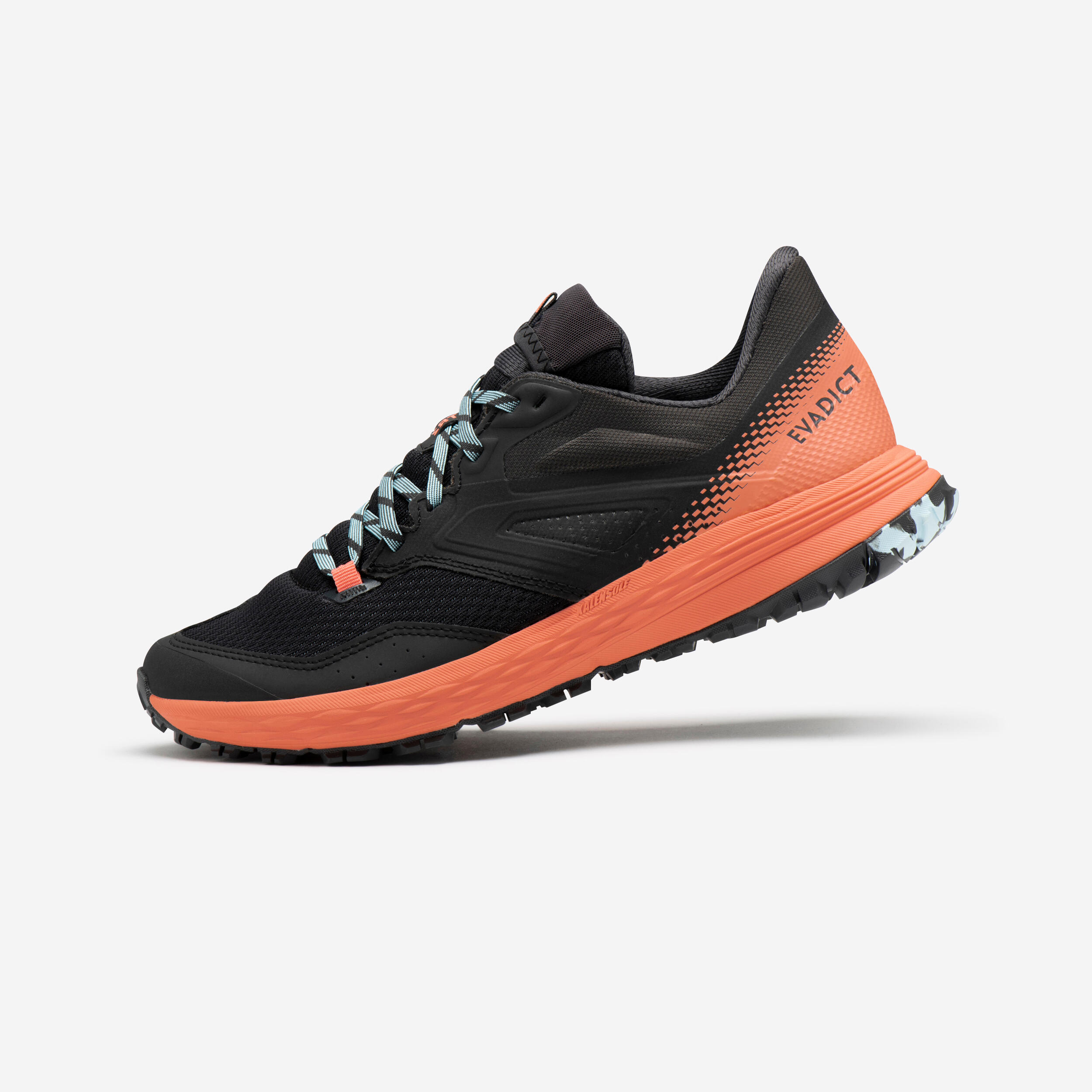 Women's Running Shoes - Run Active Grip Grey/Coral - Abyss grey - Kalenji -  Decathlon