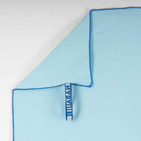 Handuk Renang Mikrofiber Ukuran M - 60 x 80 cm - glacier blue