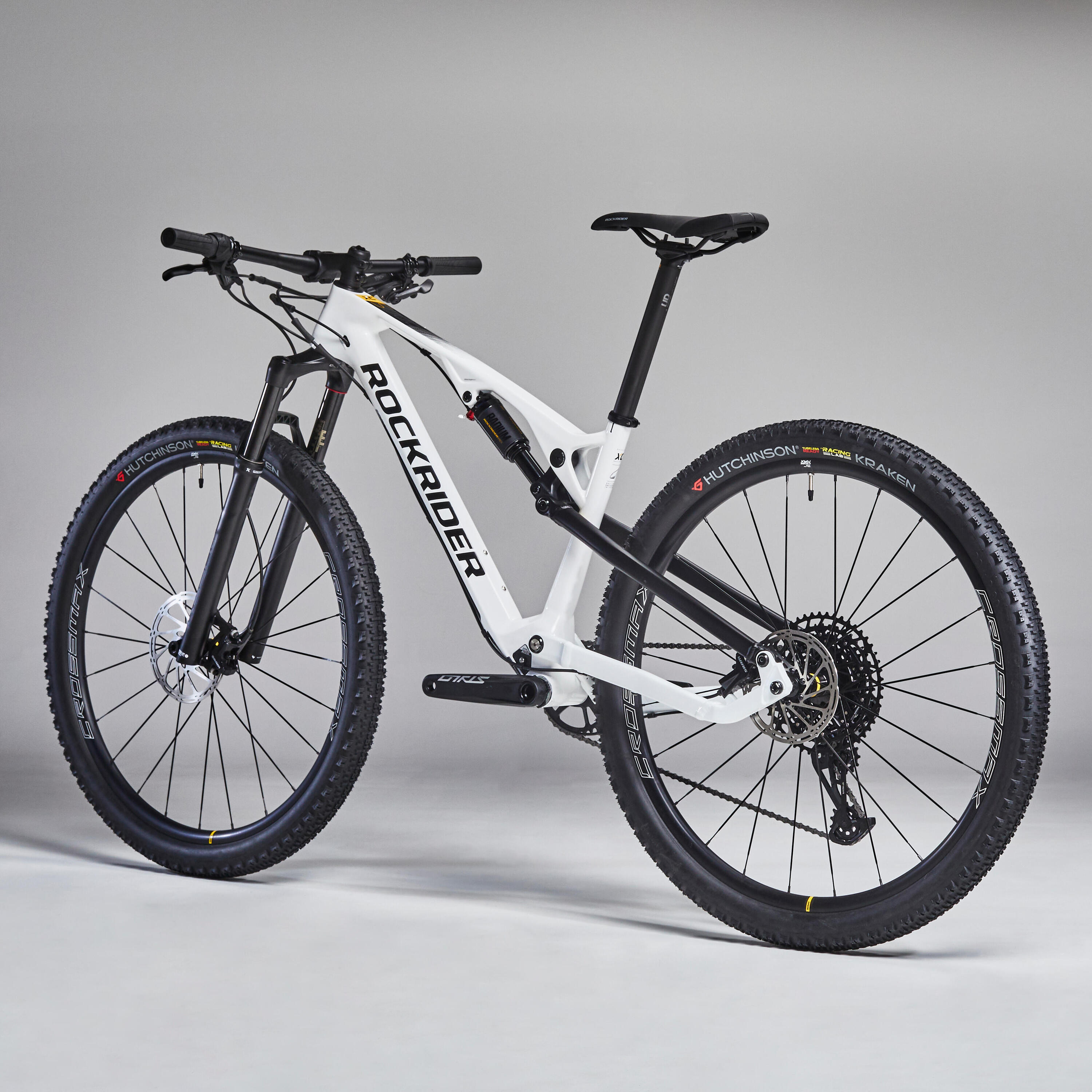29 inch Full Suspension Carbon Mountain Bike rockrider XC 900 - white 3/13