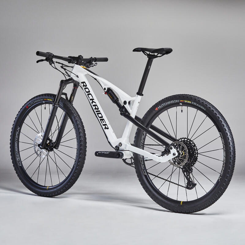 Bicicleta BTT Cross Country XC 900 S Quadro Carbono e Alumínio Branco