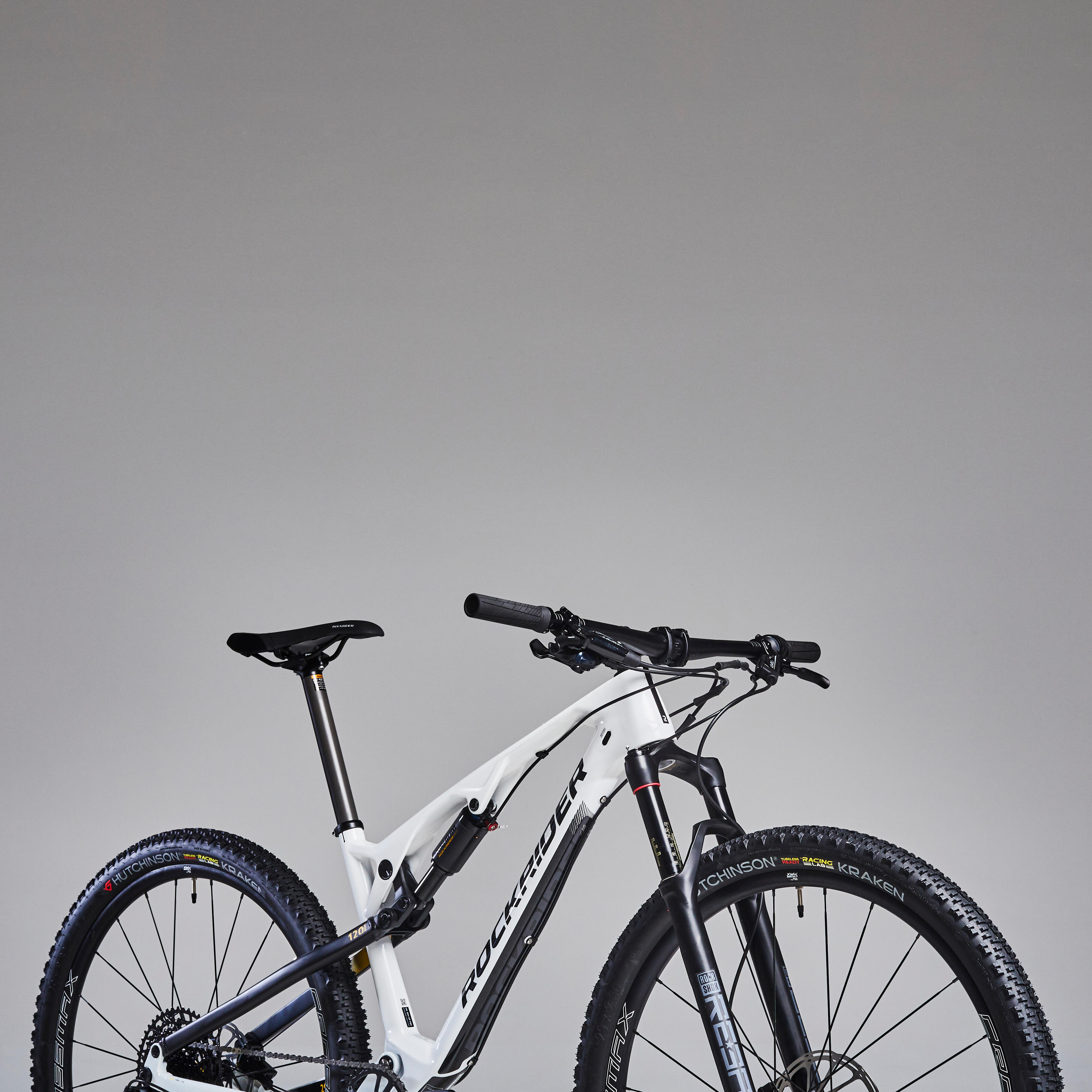 29 inch Full Suspension Carbon Mountain Bike rockrider XC 900 - white -  Decathlon