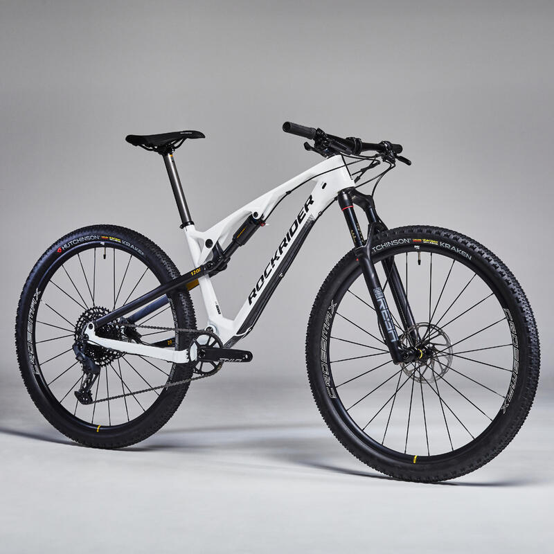 Mountainbike Cross Country Rahmen aus Carbon und Aluminium XC 900 S weiss 