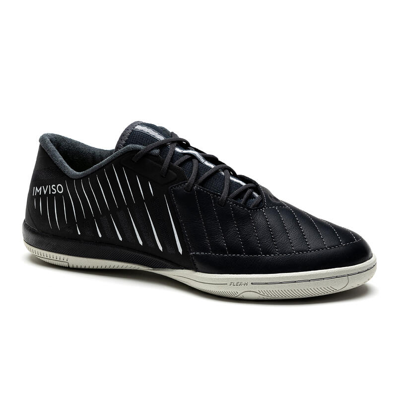 Zapatillas de futsal indoor con velcro para niños Kipsta Agility 100 negro  - Decathlon