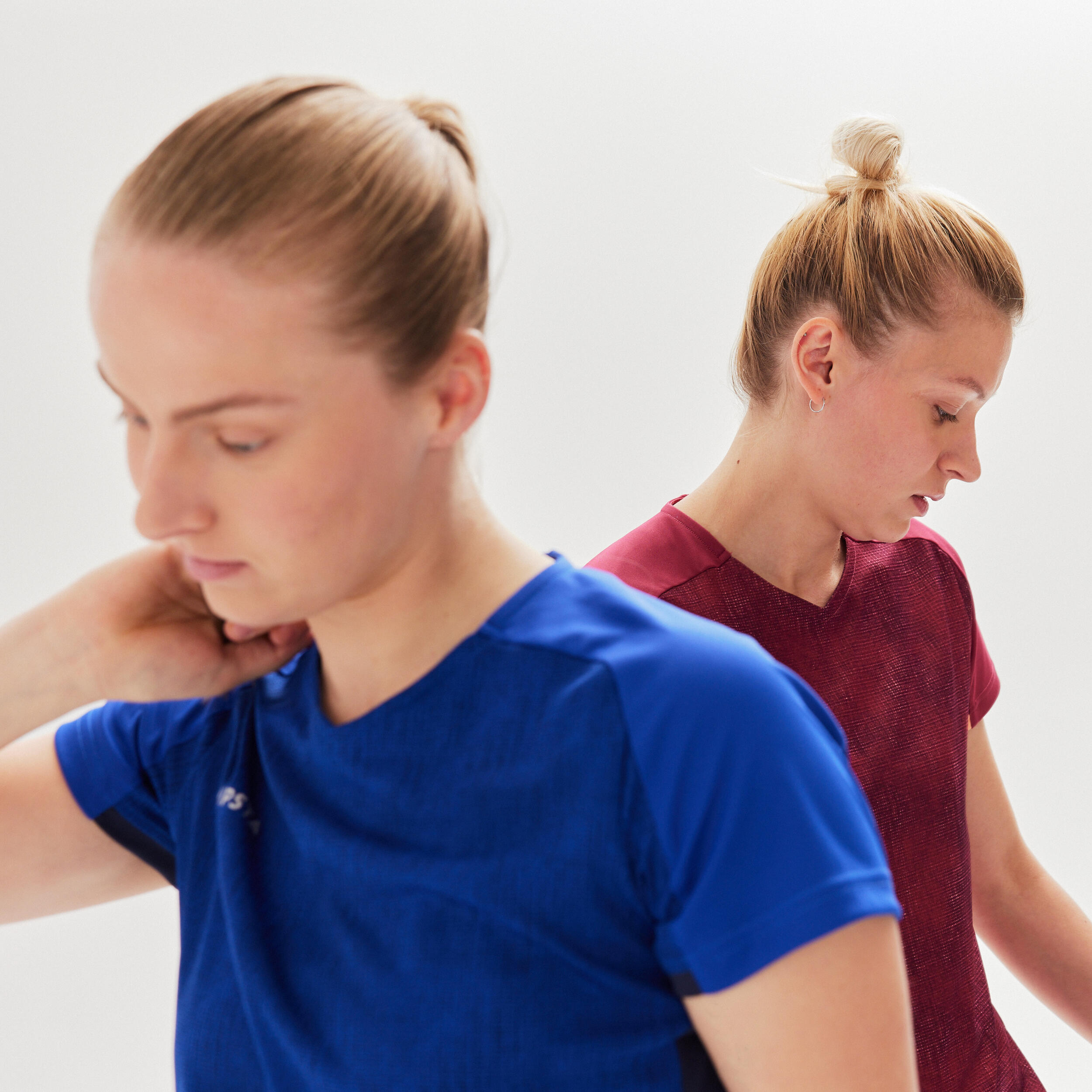 Women Football Short Sleeve Tshirt Quick Dry - Brown