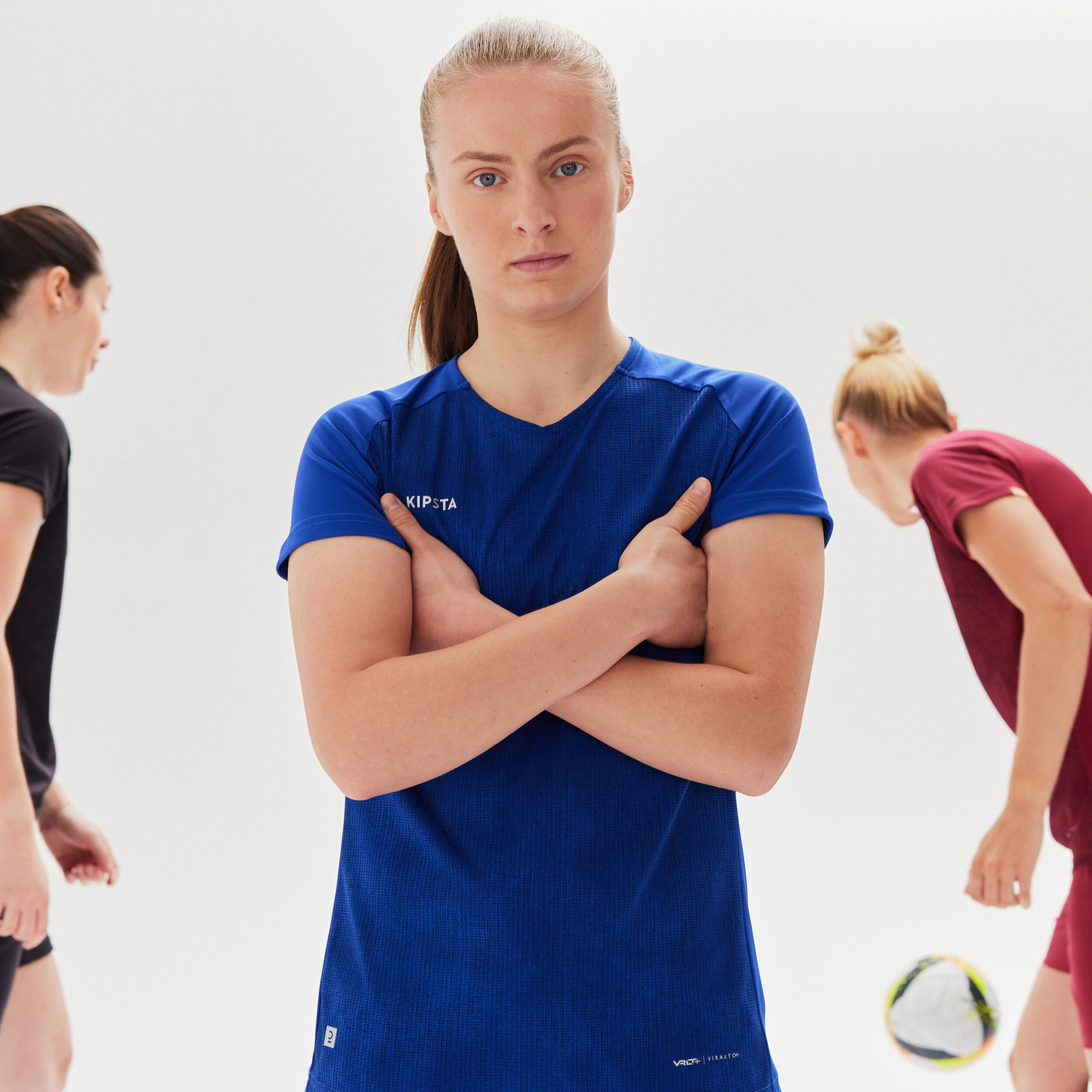 Maglia calcio donna VIRALTO blu 8/12