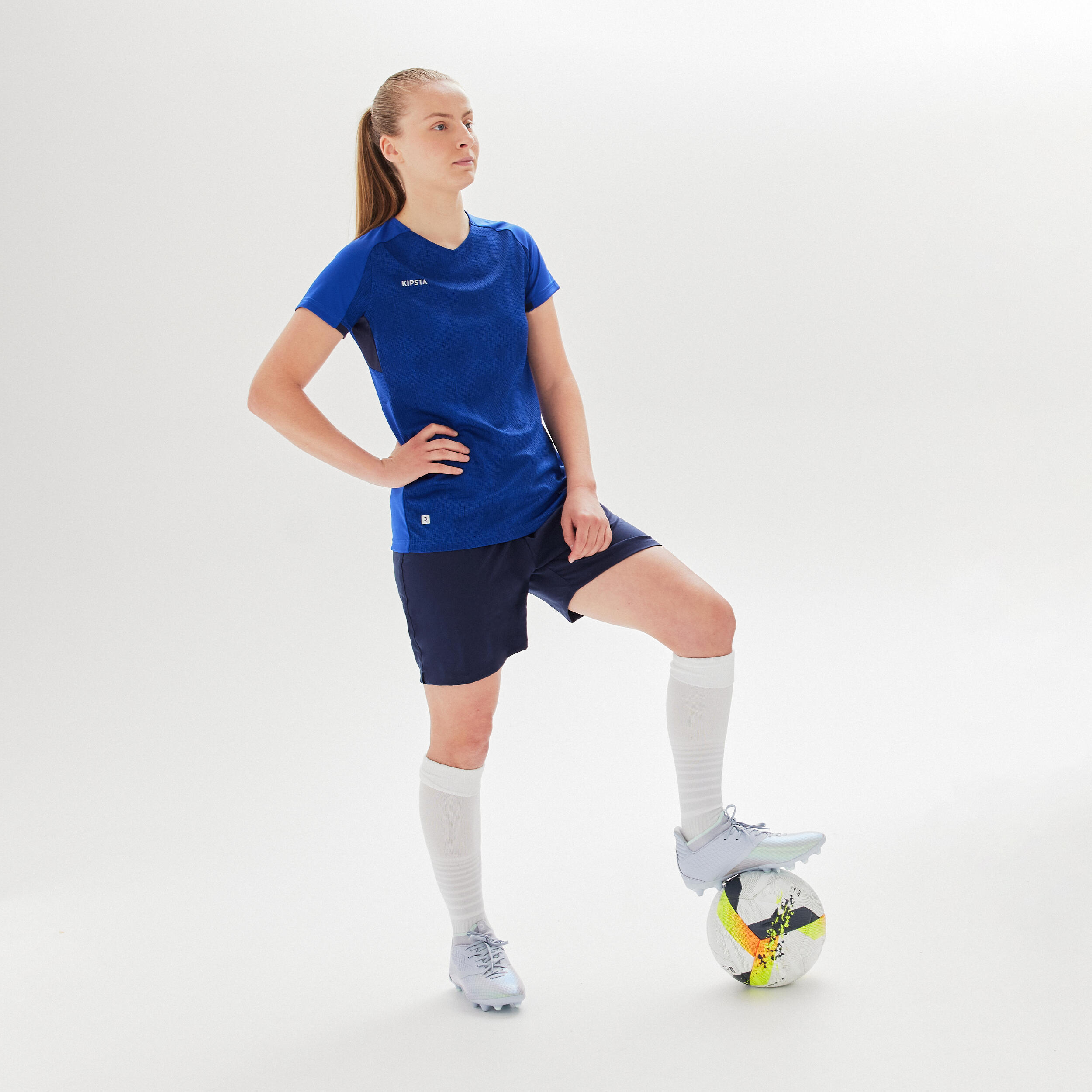 Maglia calcio donna VIRALTO blu 7/12