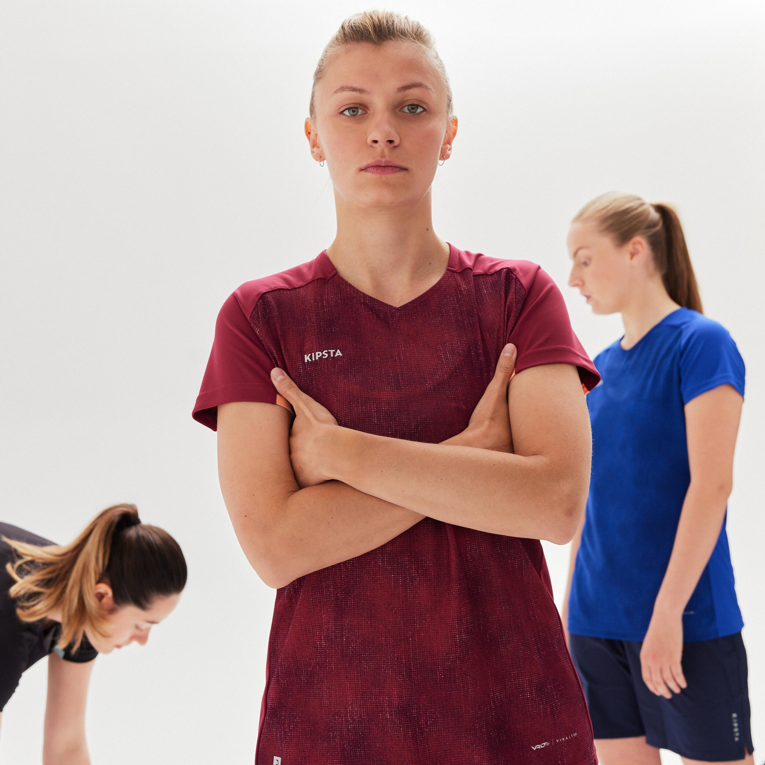kipsta Women's Football Jersey Shirt - Dark Brown-picture-28