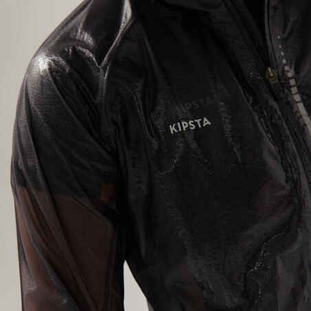 Women's Football Rain Jacket - Black