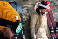 ADULT SKI HAT - FISHERMAN - OCHRE
