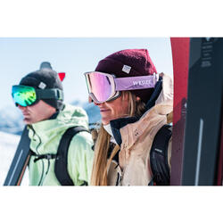 MASQUE DE SKI ET DE SNOWBOARD BEAU TEMPS JUNIOR ET ADULTE - G 500 S3 - ROSE