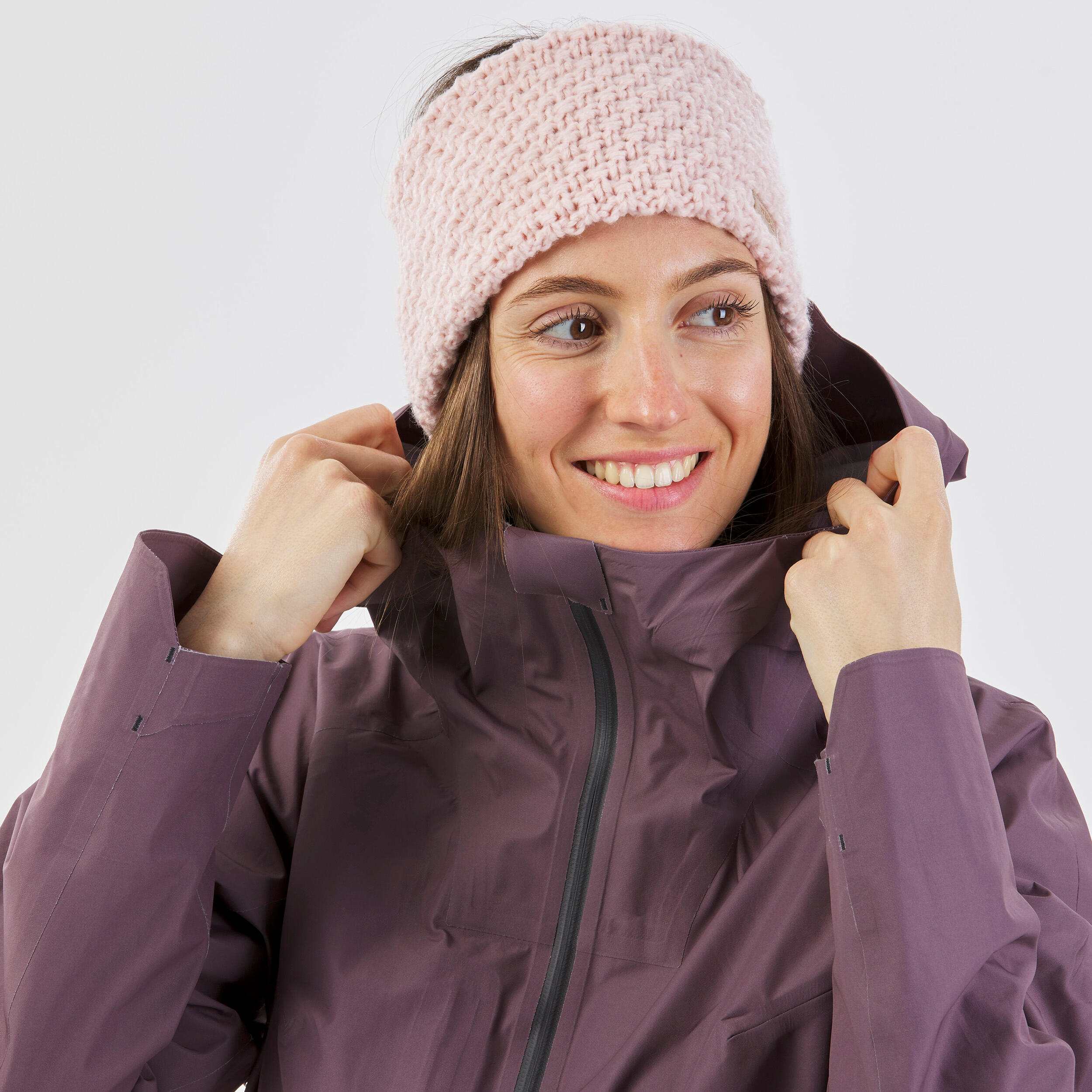 ADULT SKI HEADBAND TIMELESS - LIGHT PINK 2/8