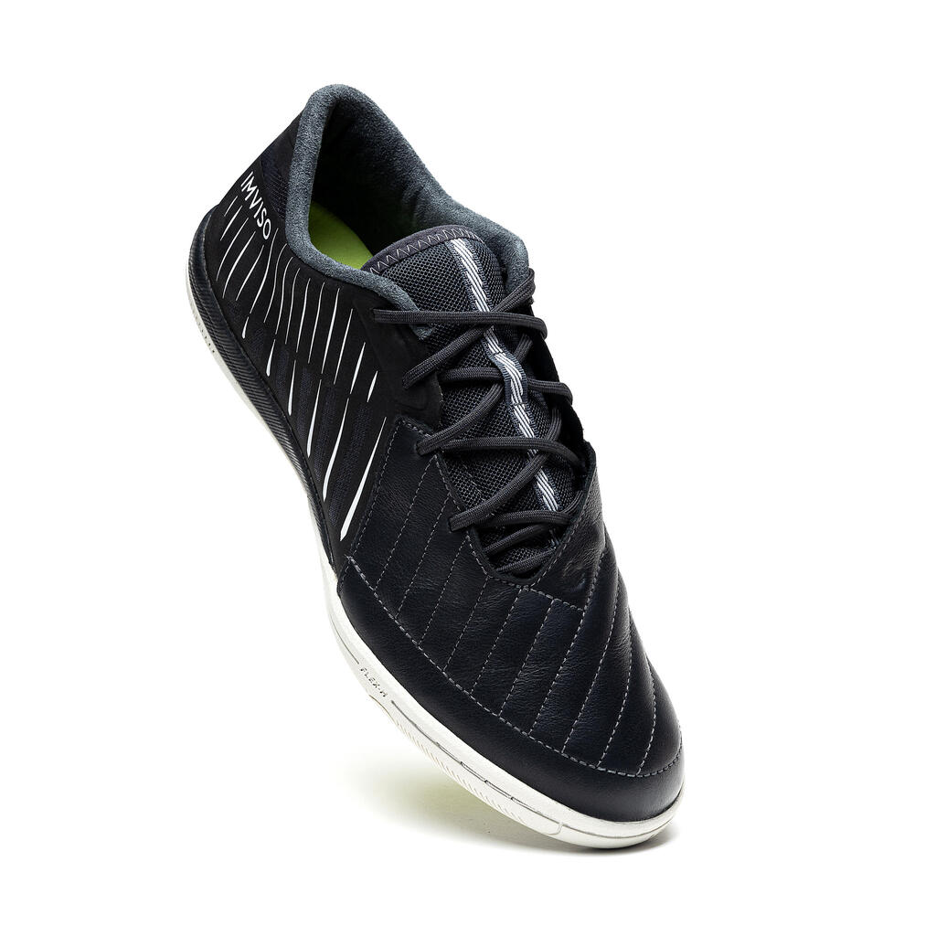 Futsal Leather Shoes Ginka 900 - Black