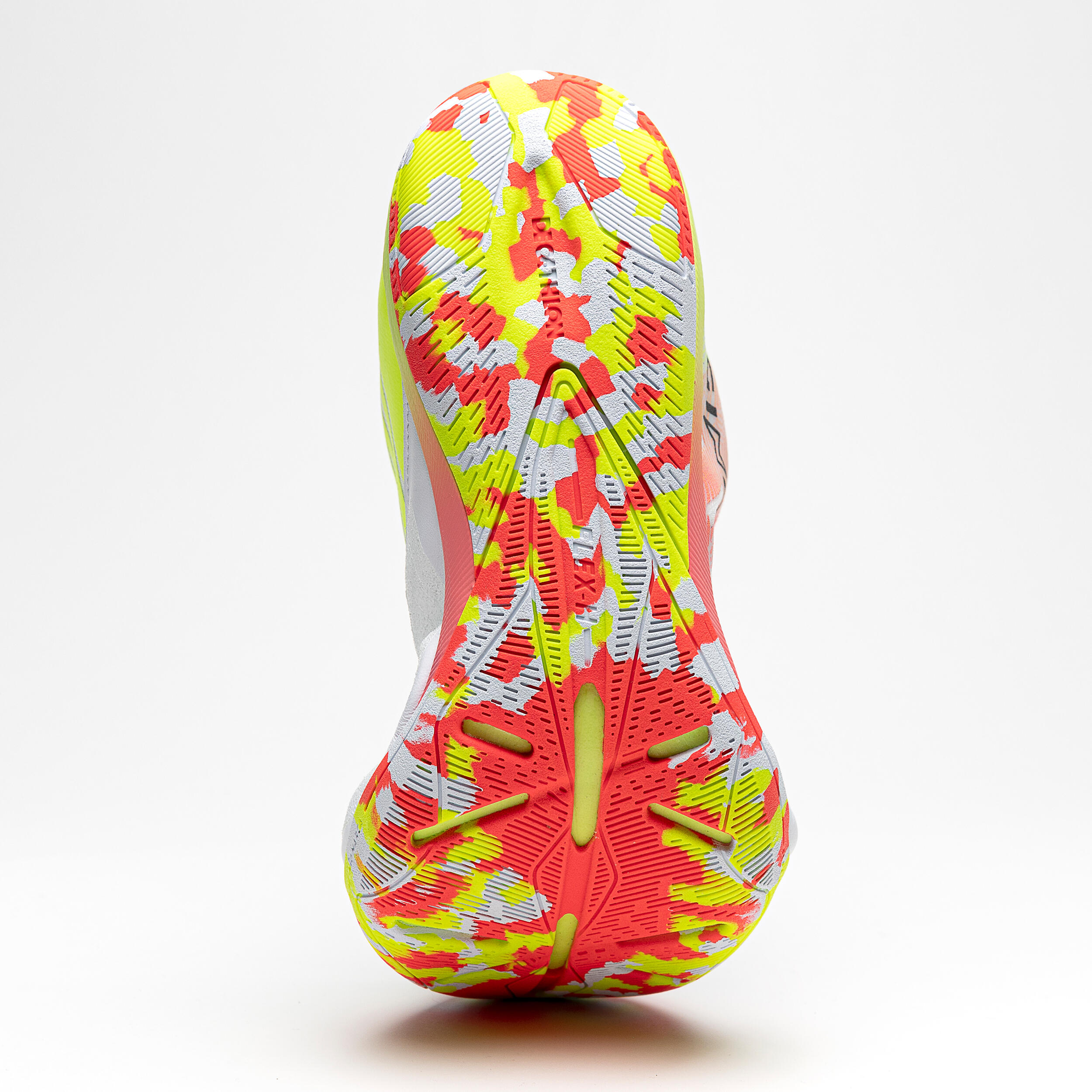 Adult Indoor (IN) Football Shoes Ginka 900 - White/Yellow
