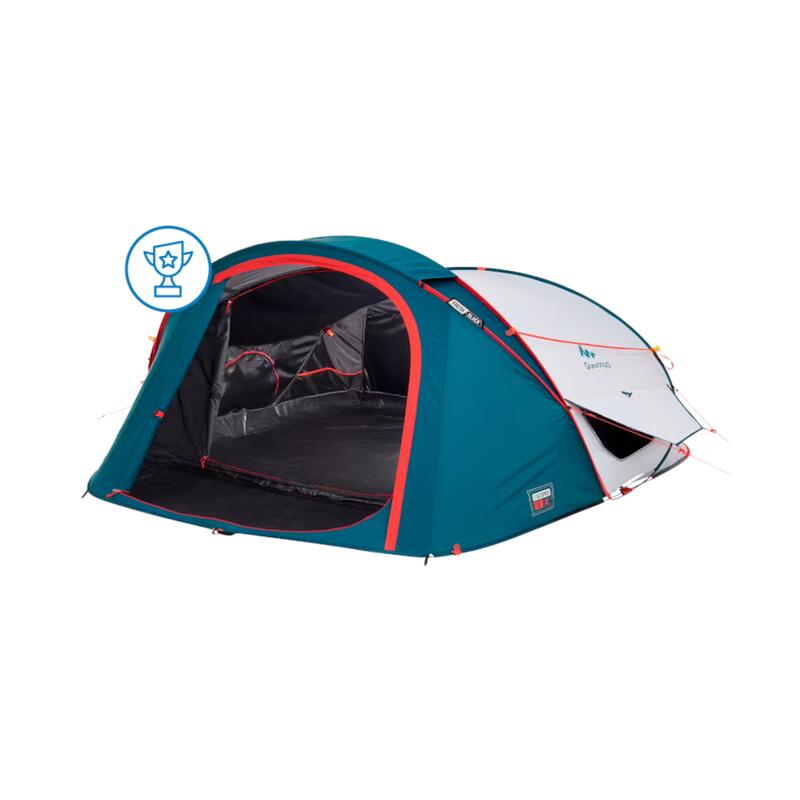 Tente de camping - 2 SECONDS XL - 3 places - Fresh & Black