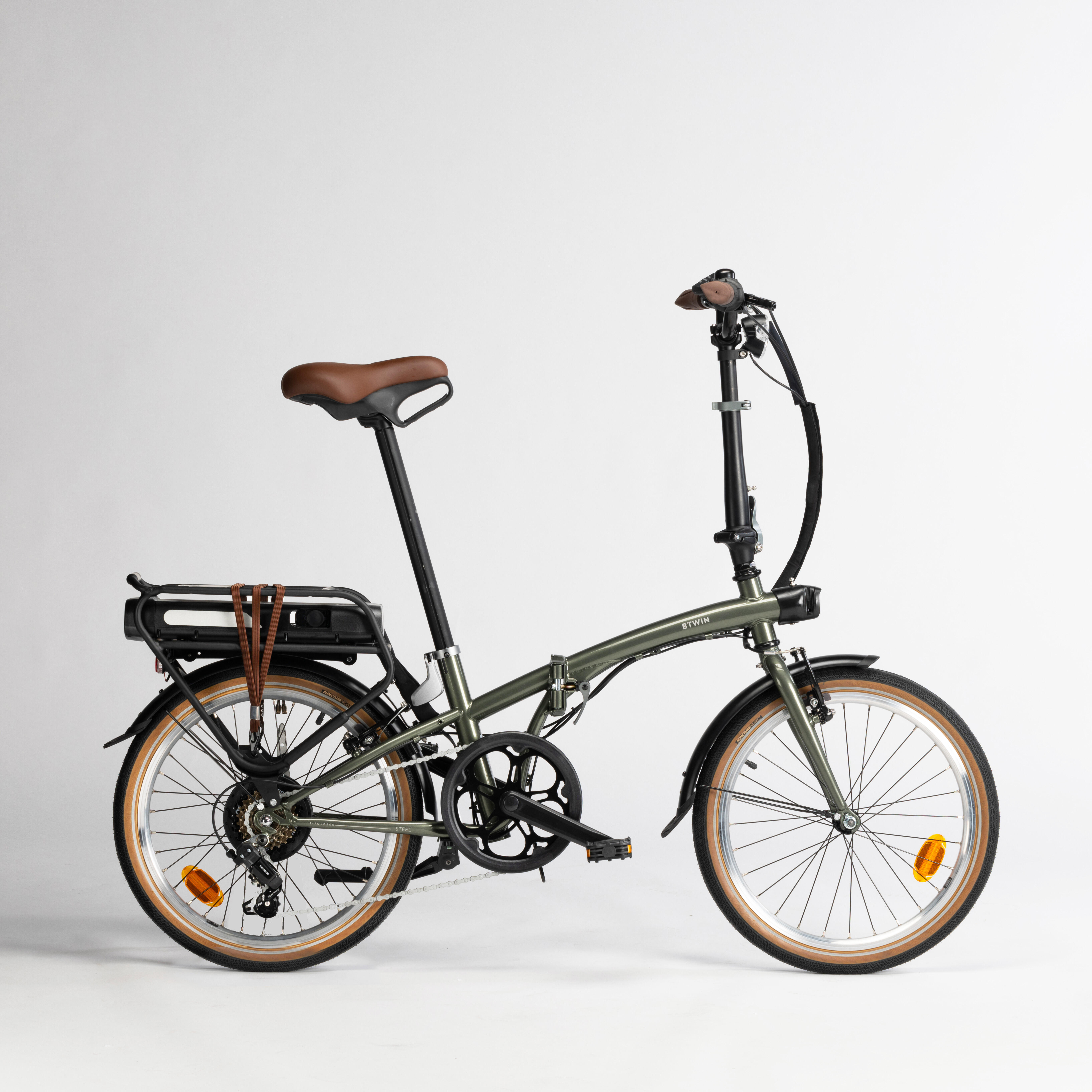 Bicicleta plegable eléctrica decathlon sales