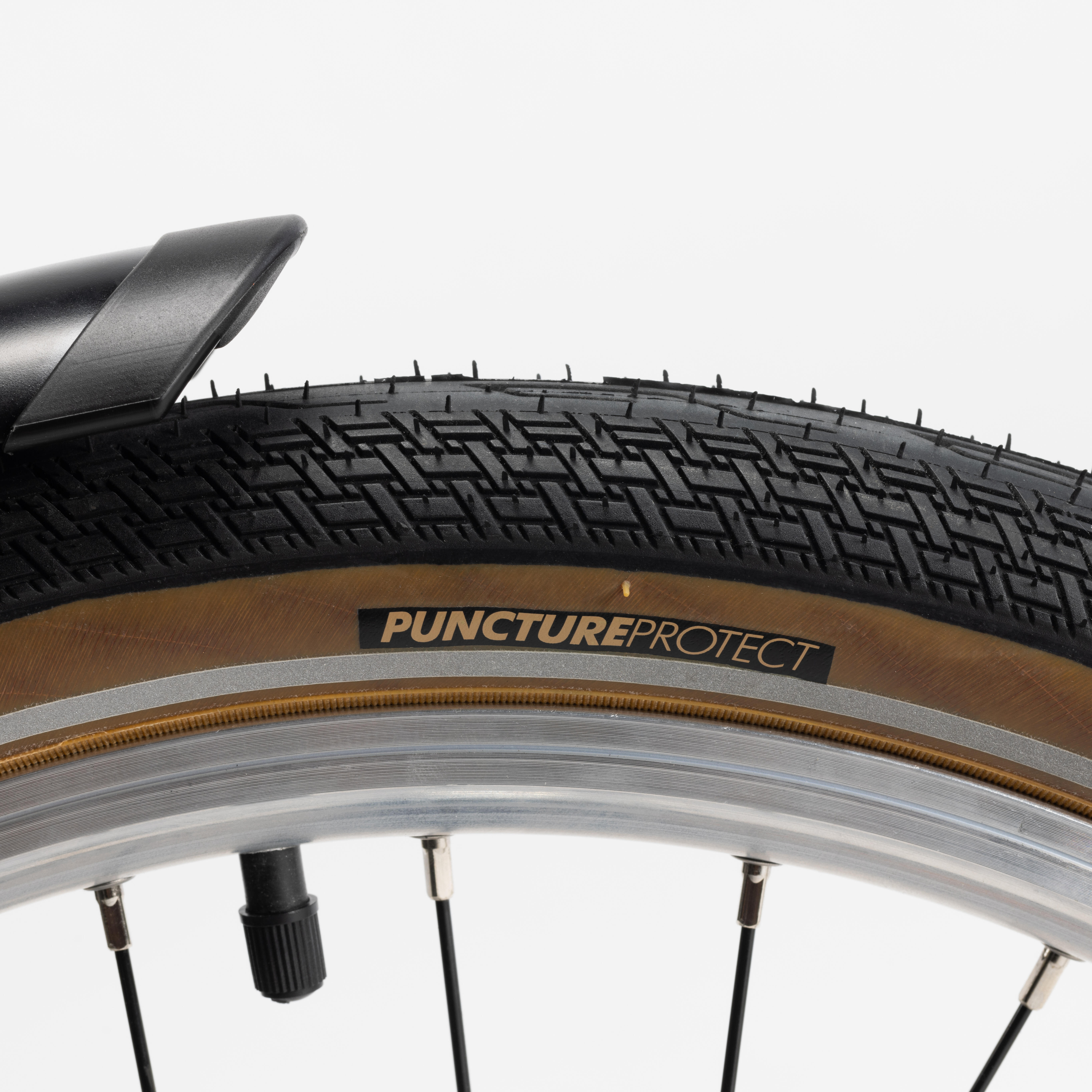 Pneu Vélo 20x1.50 (40-406) - Tringle Rigide, Pour Ville/VTC - Noir, Durable, Remplacement Facile - 10