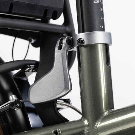 Elektrinis sulankstomas dviratis „E-Fold 500“, žalias