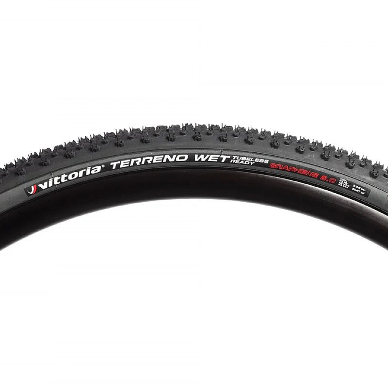 CUBIERTA Gravel Terreno Wet 700x38 TNT Tubeless Ready Varilla Negro Flexible