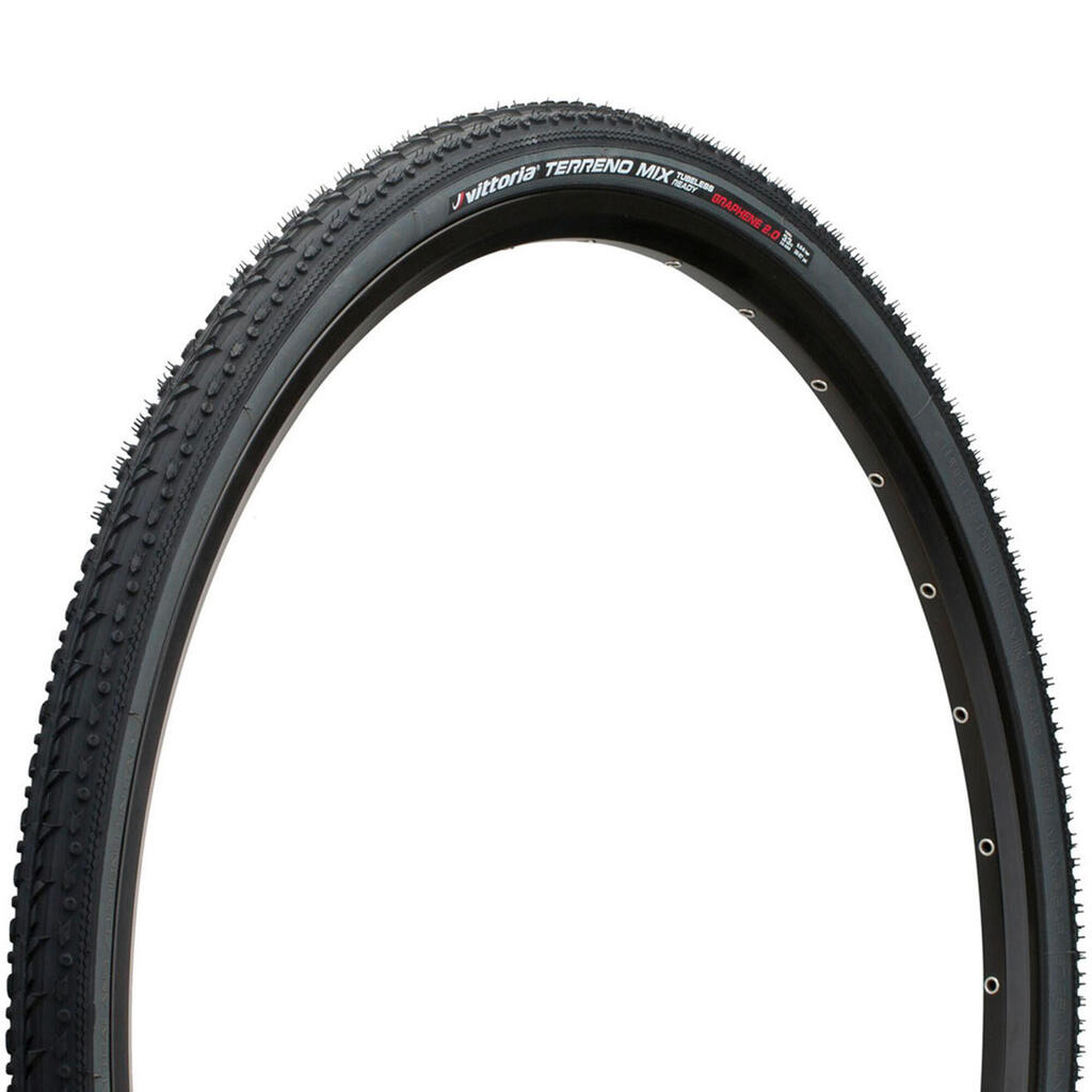 ГУМА ЗА ГРАВЕЛ КОЛОЕЗДЕНЕ TERRENO MIX 700X38 TNT TUBELESS READY МЕК БОРД, ЧЕРНА