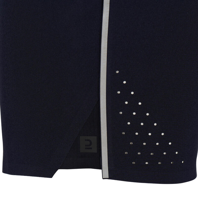 Men's Breathable Zip Pocket Performance Fitness Shorts - Blue