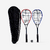 SET DE RAQUETTES DE SQUASH WALLBREAKER 165 CLUB (2 raquette/1 balle point rouge)