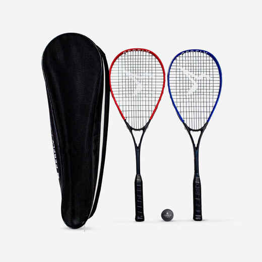 
      Kit de raquetas de squash - Perfly Wallbreaker 165
  