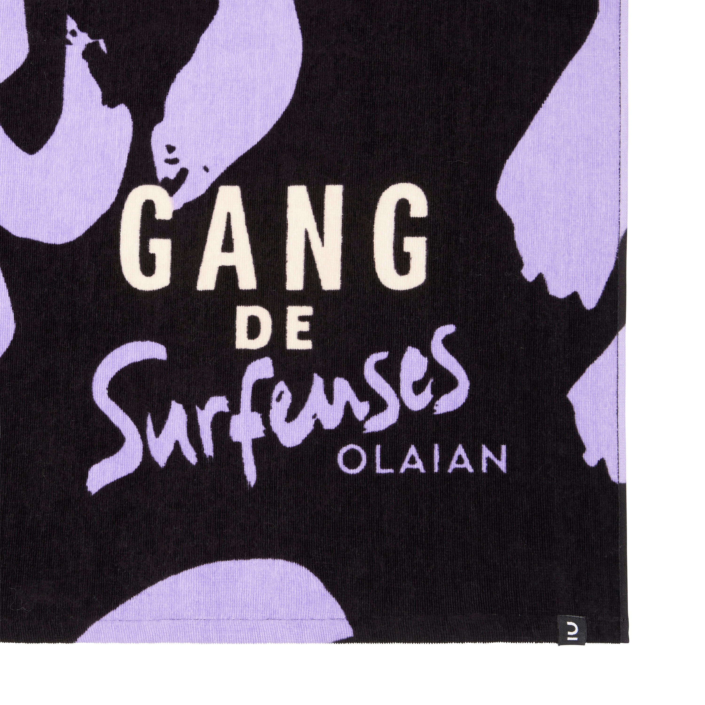 TOWEL l print gang noir 145x85 cm 8/8