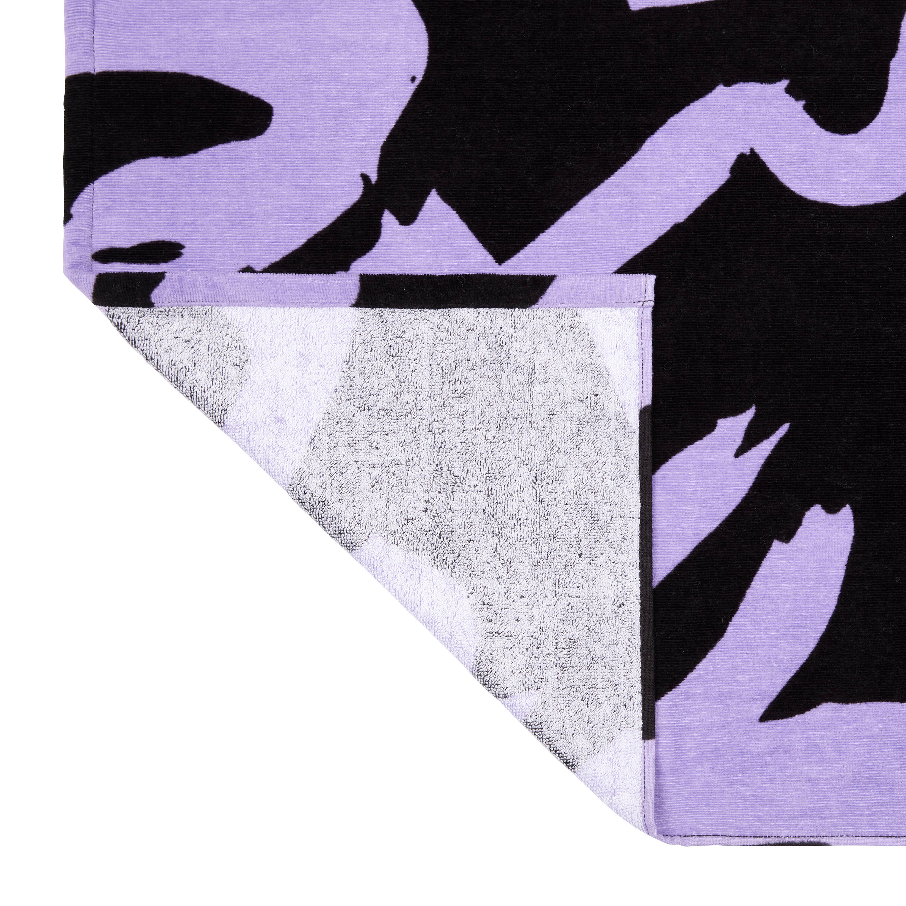 TOWEL l print gang noir 145x85 cm 7/8