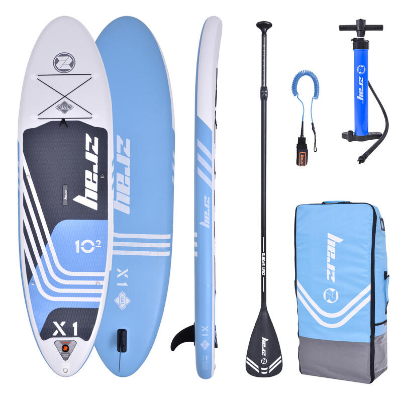 PACK (PLANCHE, POMPE, PAGAIE) STAND UP PADDLE GONFLABLE Zray SUP X-Rider X1 10'2