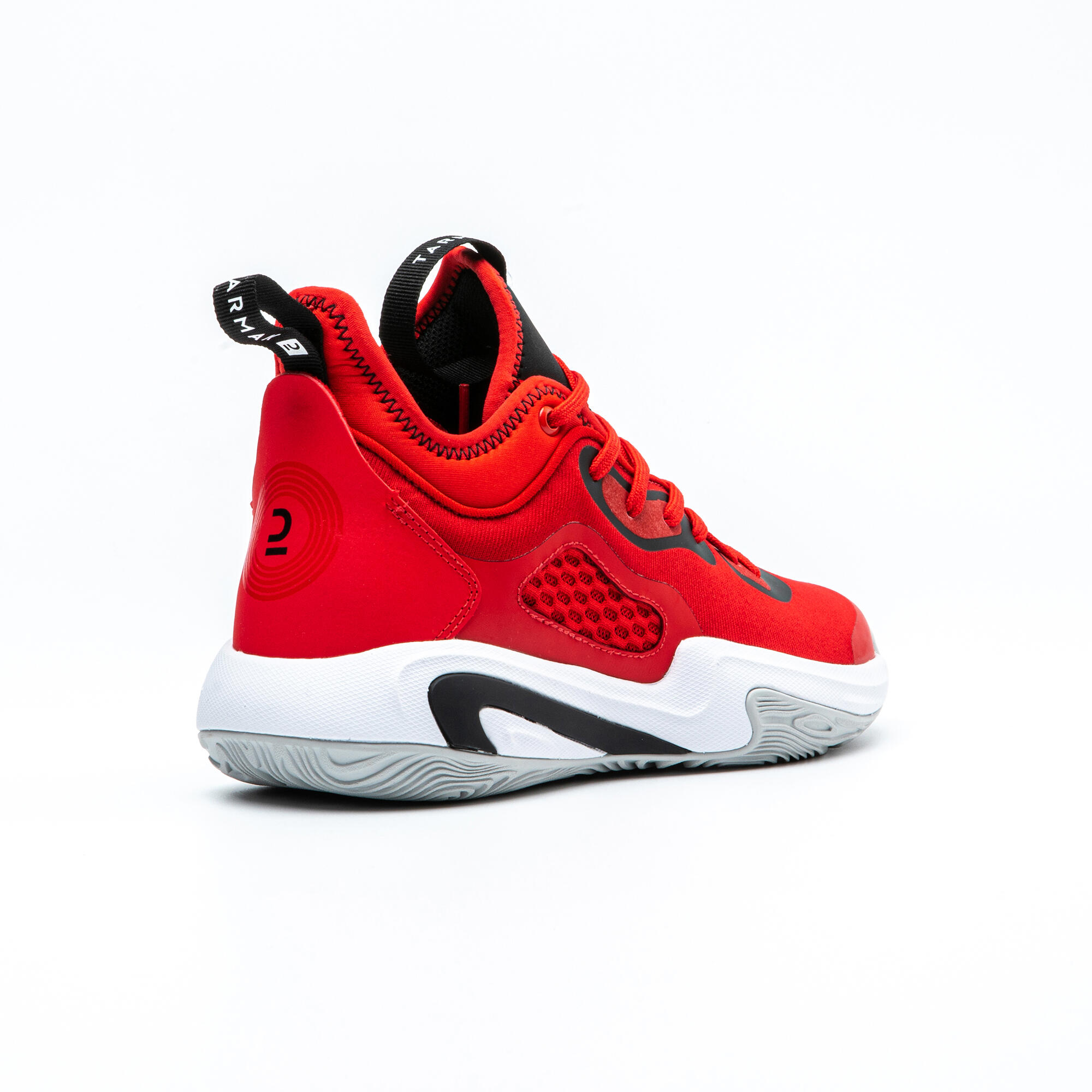 Girls red and black basketball shoes new arrivals