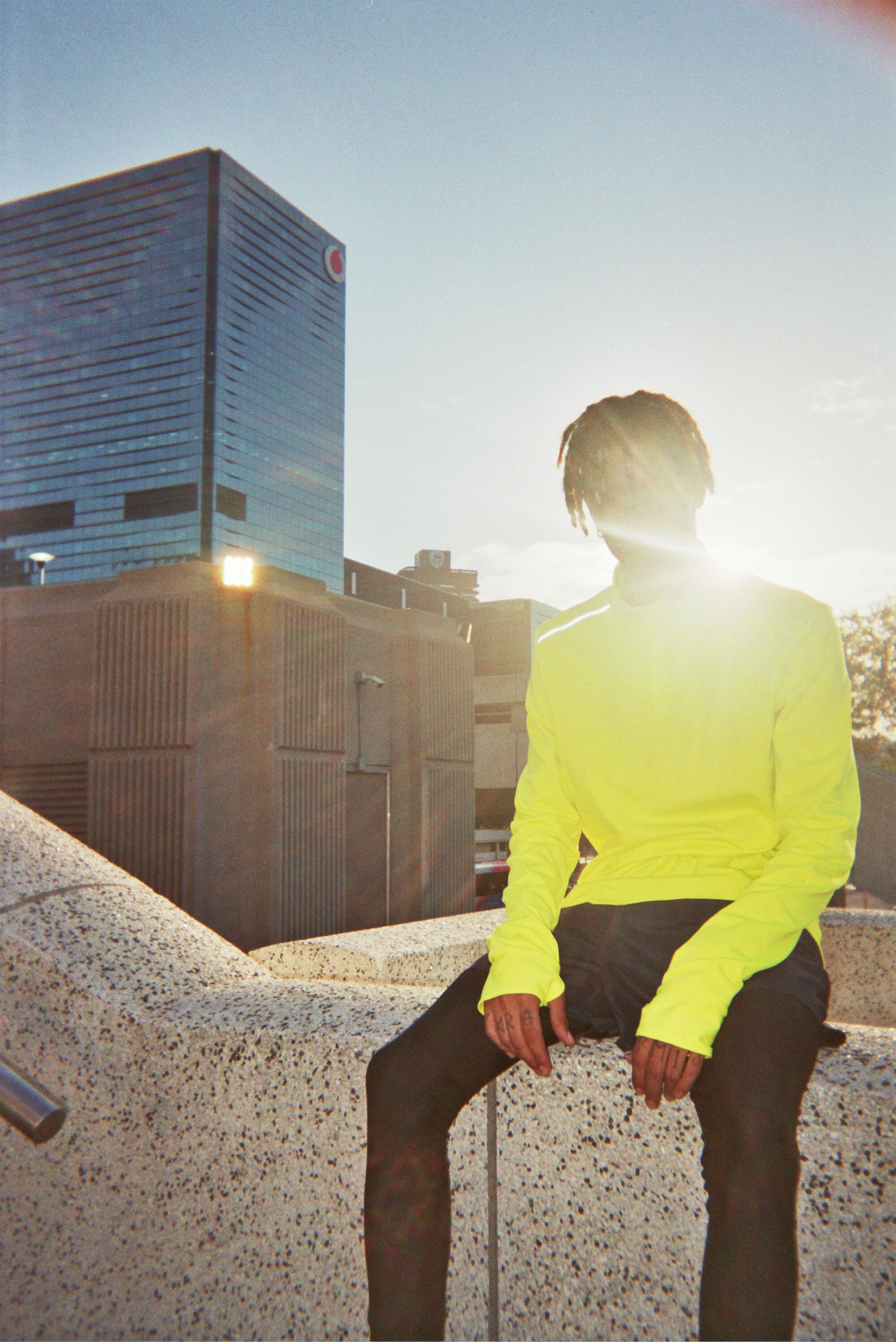 Maglia manica lunga running uomo WARM - ALTA VISIBILITA' 8/11
