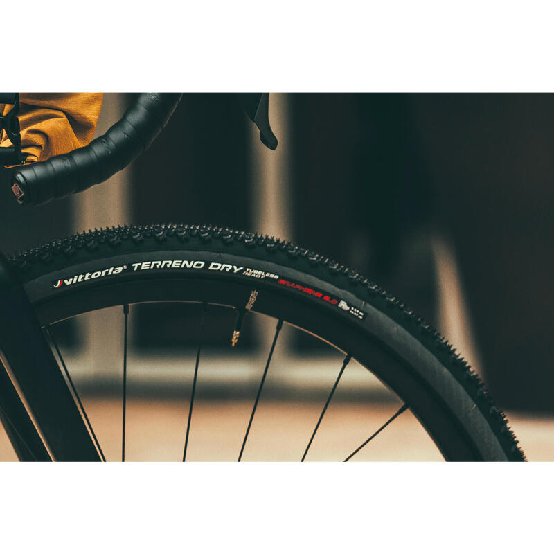 Cauciuc GRAVEL TERRENO DRY 700X38 TNT TUBELESS READY Talon Flexibil Negru