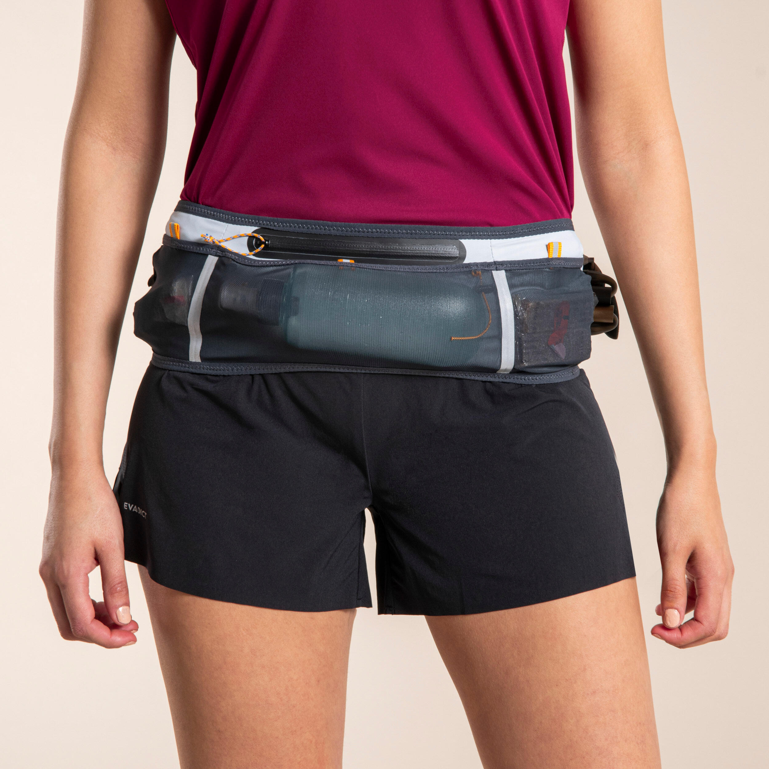 TRAIL RUNNING HYDRATION BELT - POLE HOLDER - WATERPROOF SMARTPHONE POCKET