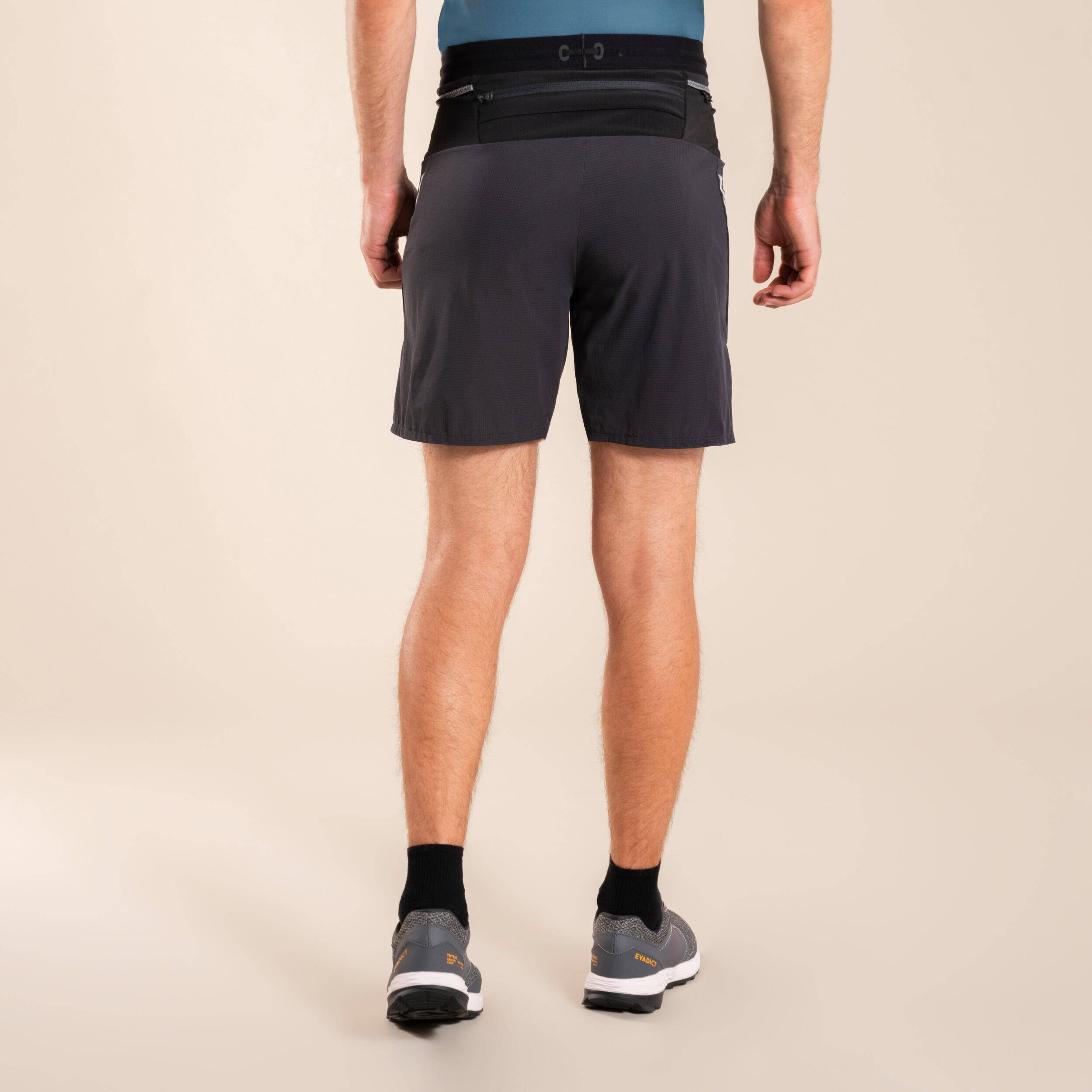 Men's Trail Running Shorts-KIPRUN Run 900 Ultra-Carbon Grey -  5