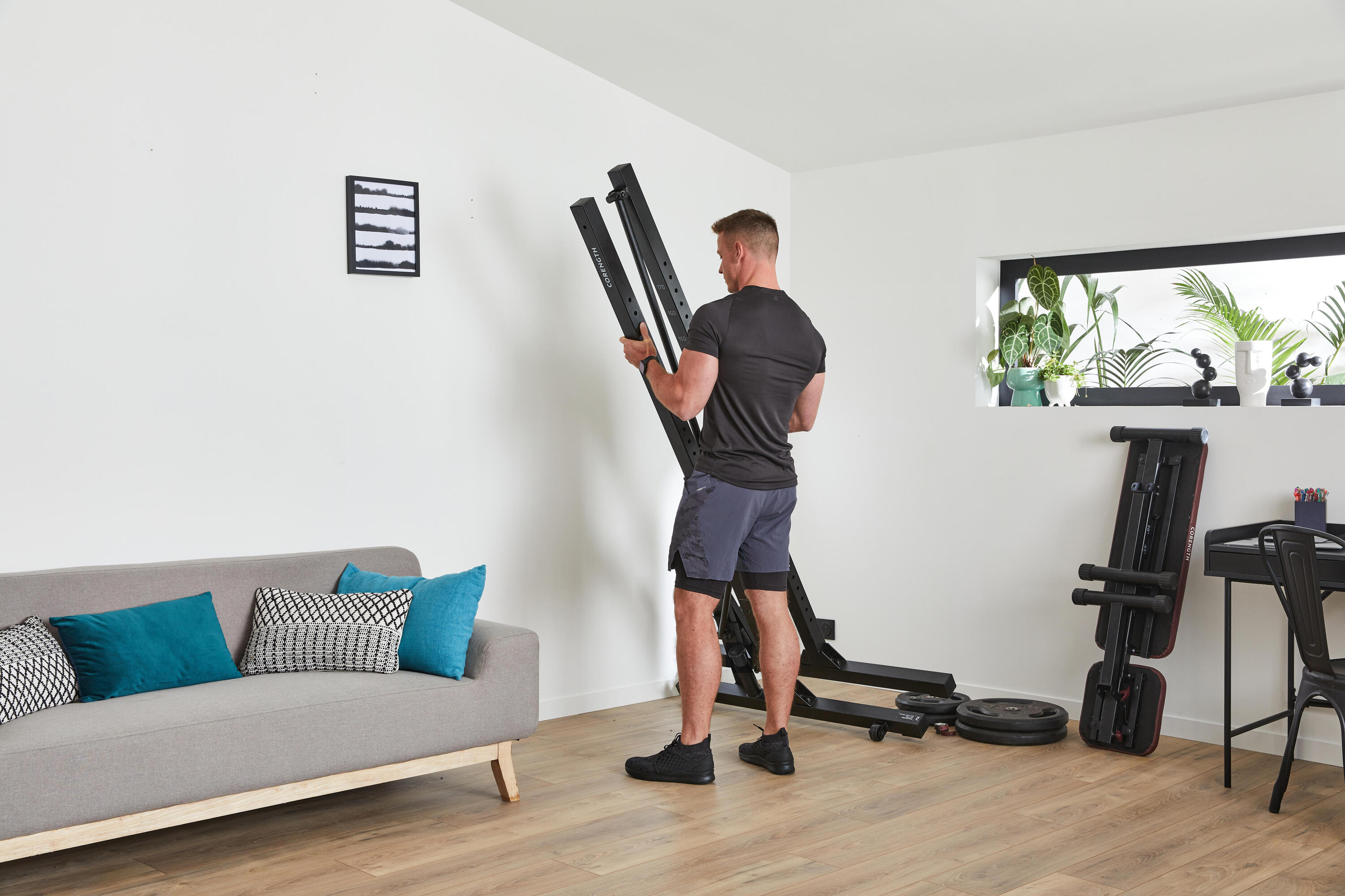 Support de musculation pliable - 500 8/14