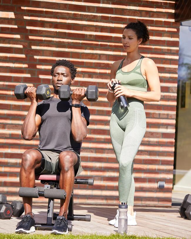 Hantel Cross- und Krafttraining sechseckig 10 kg