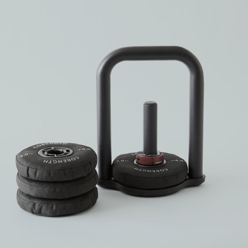 Verstelbare kettlebell 2 tot 10 kg