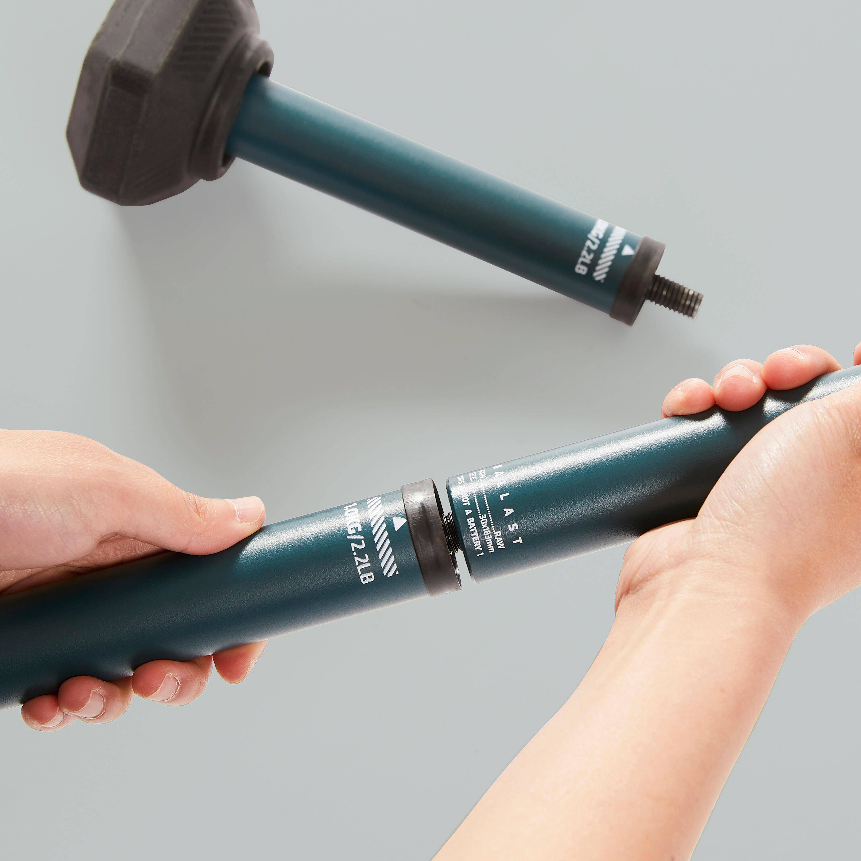 Adjustable Weighted Bar - 4 to 10 kg -  4