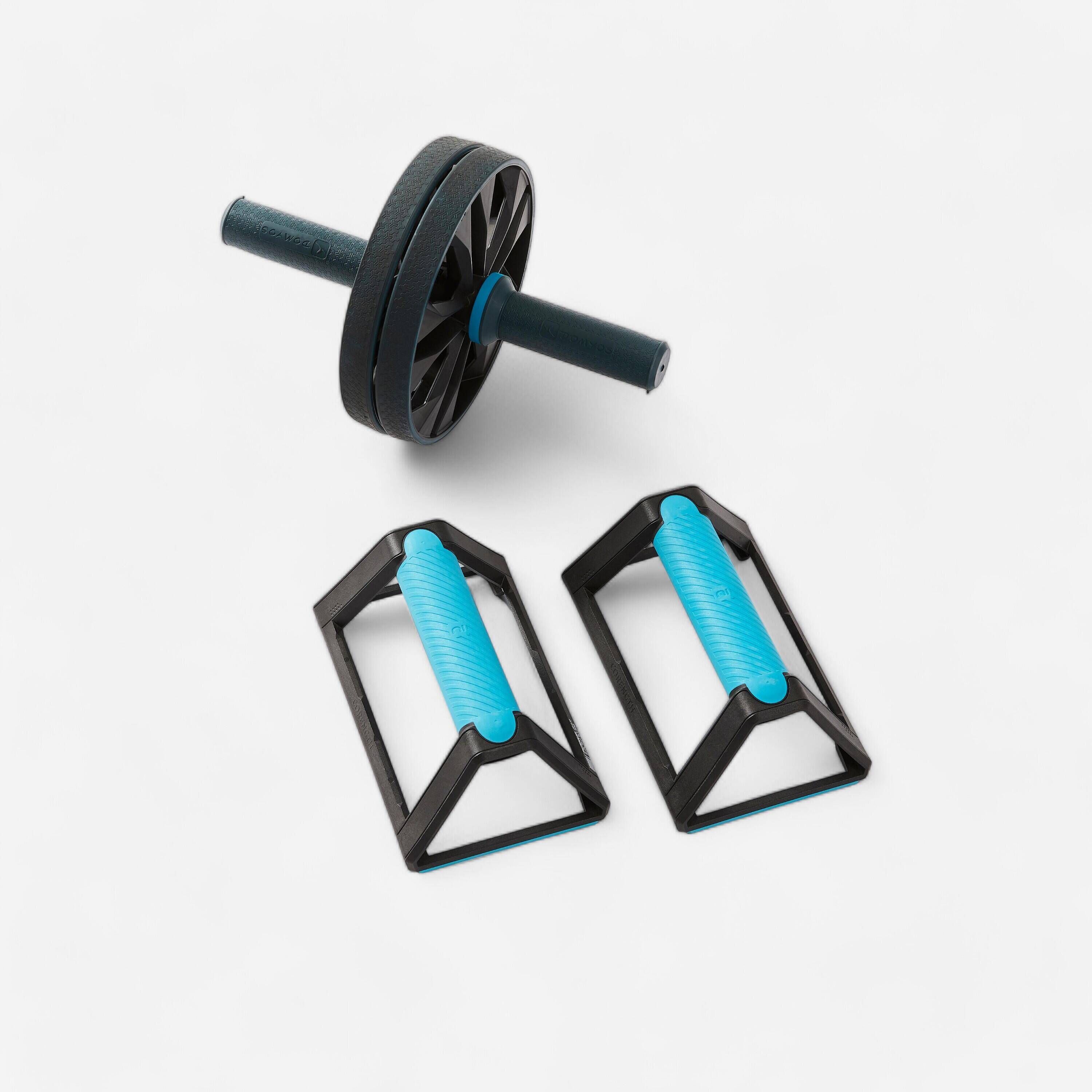 Push-Up Bar Grips 500 - Blue -  4