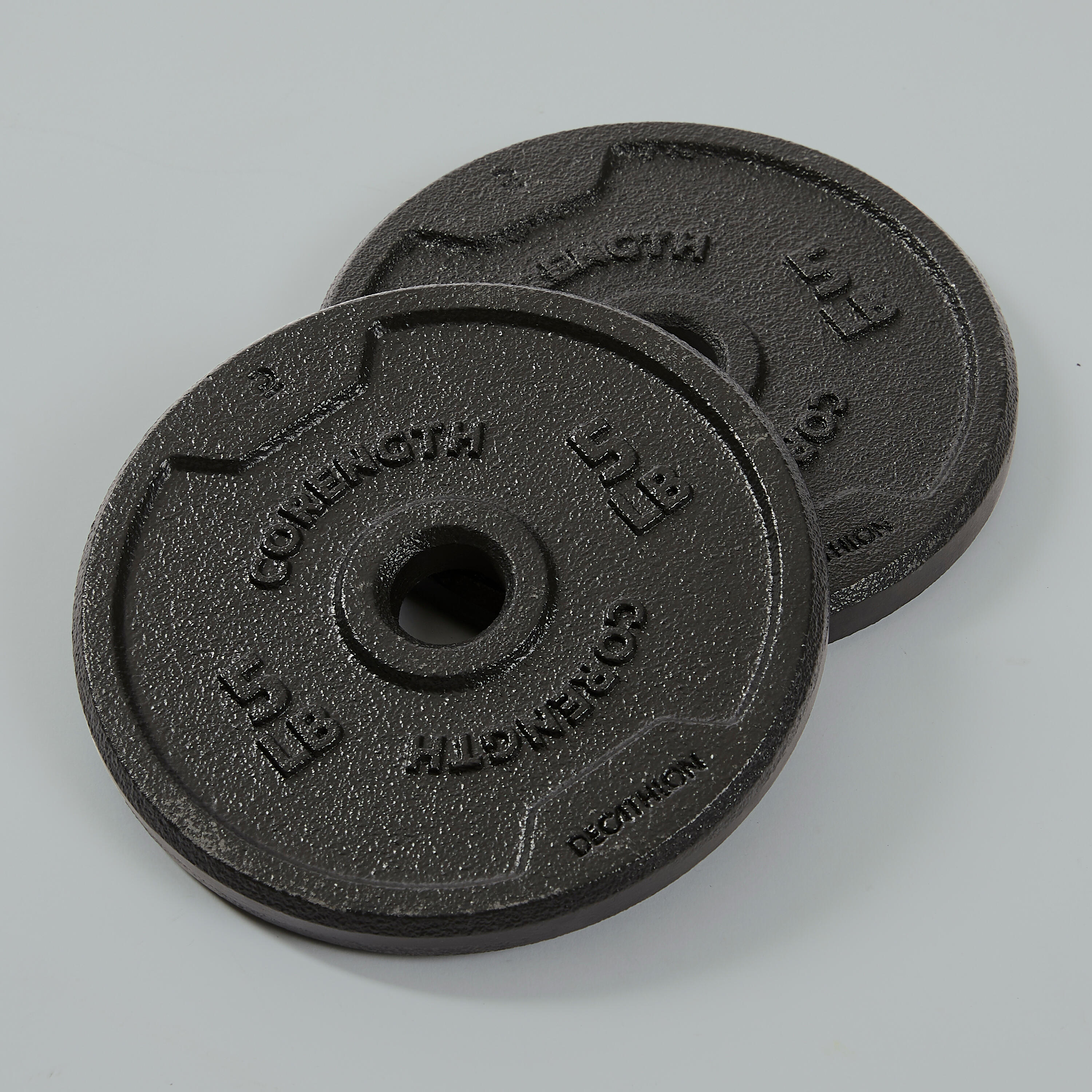 Versatile Weight Training Kit 50Kg with Plates, Barbell and Dumbbell Bars -Black