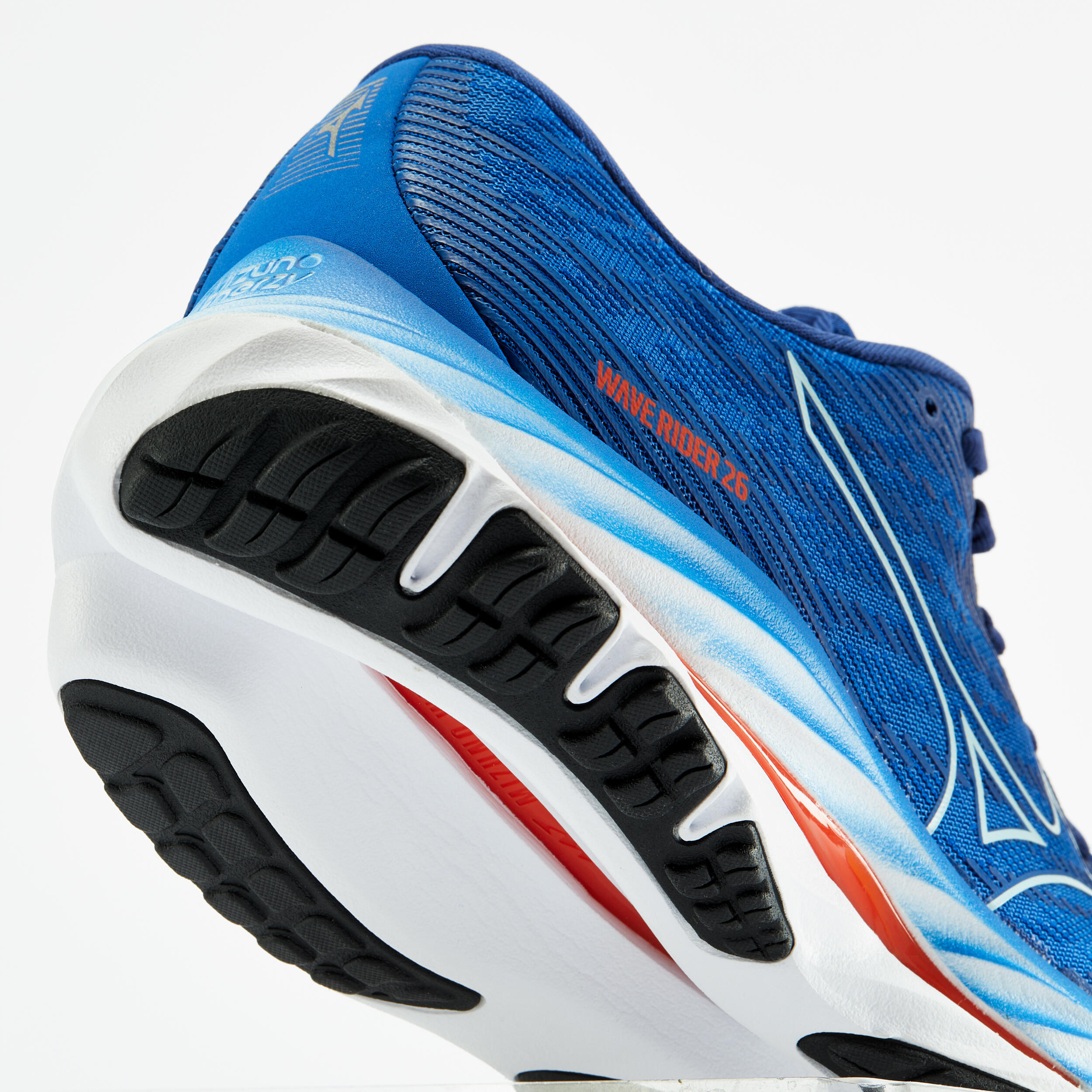 Mizuno Wave Rider 26 men s running shoes Grey red MIZUNO