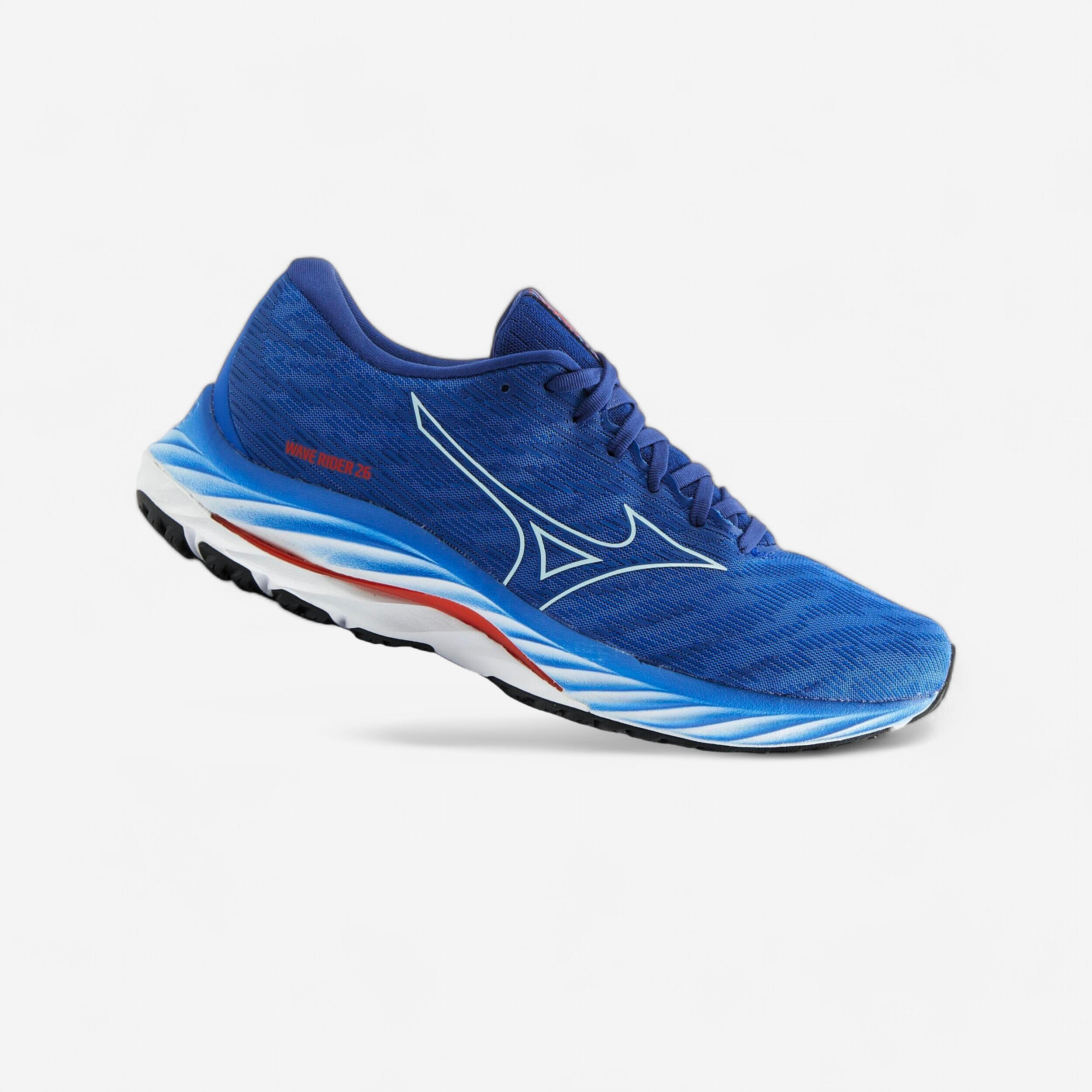 MIZUNO Hardloopschoenen voor heren neutraal Wave Rider 26 | Decathlon