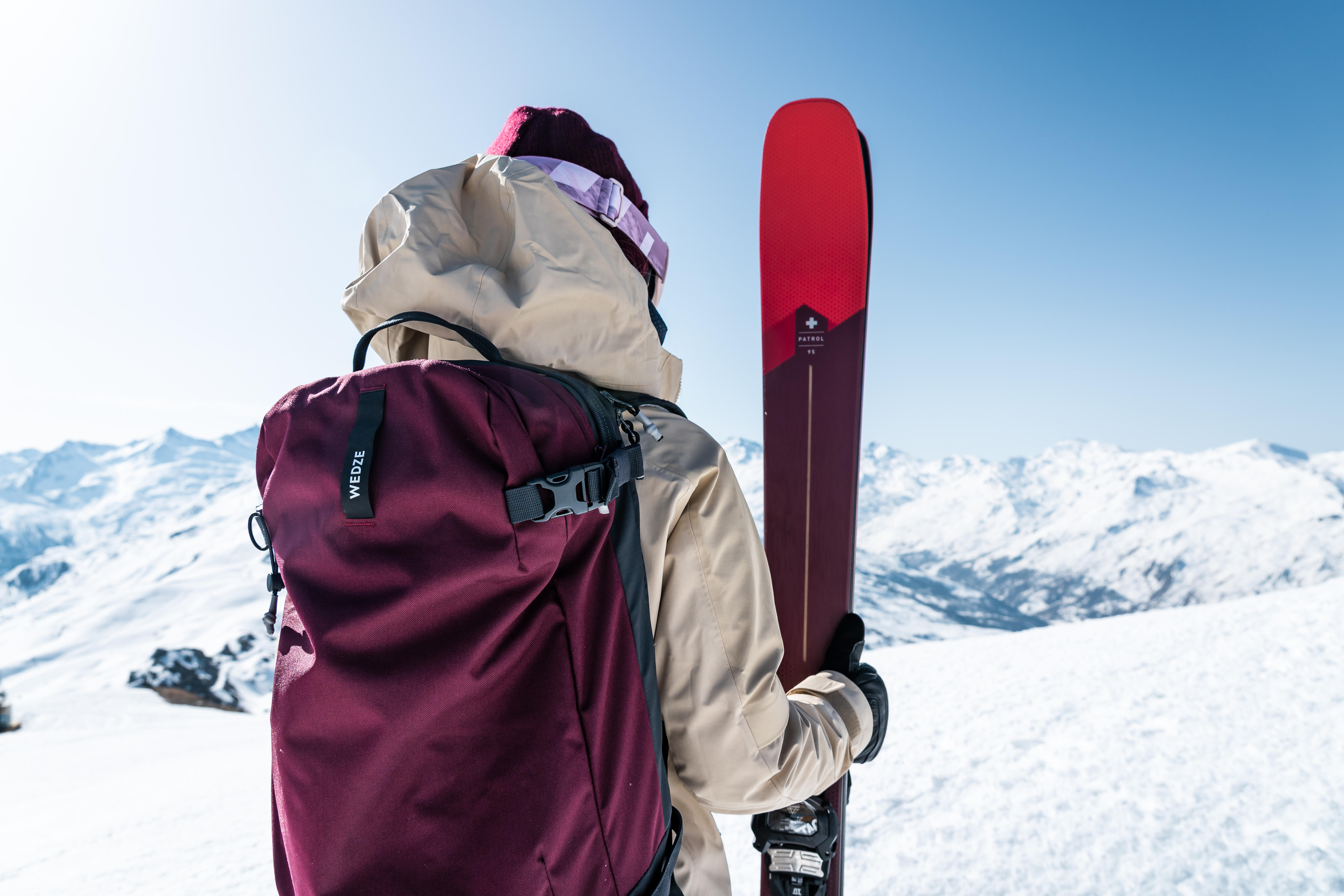Freeride Skis and Bindings - FR 500 Patrol 95  - WEDZE