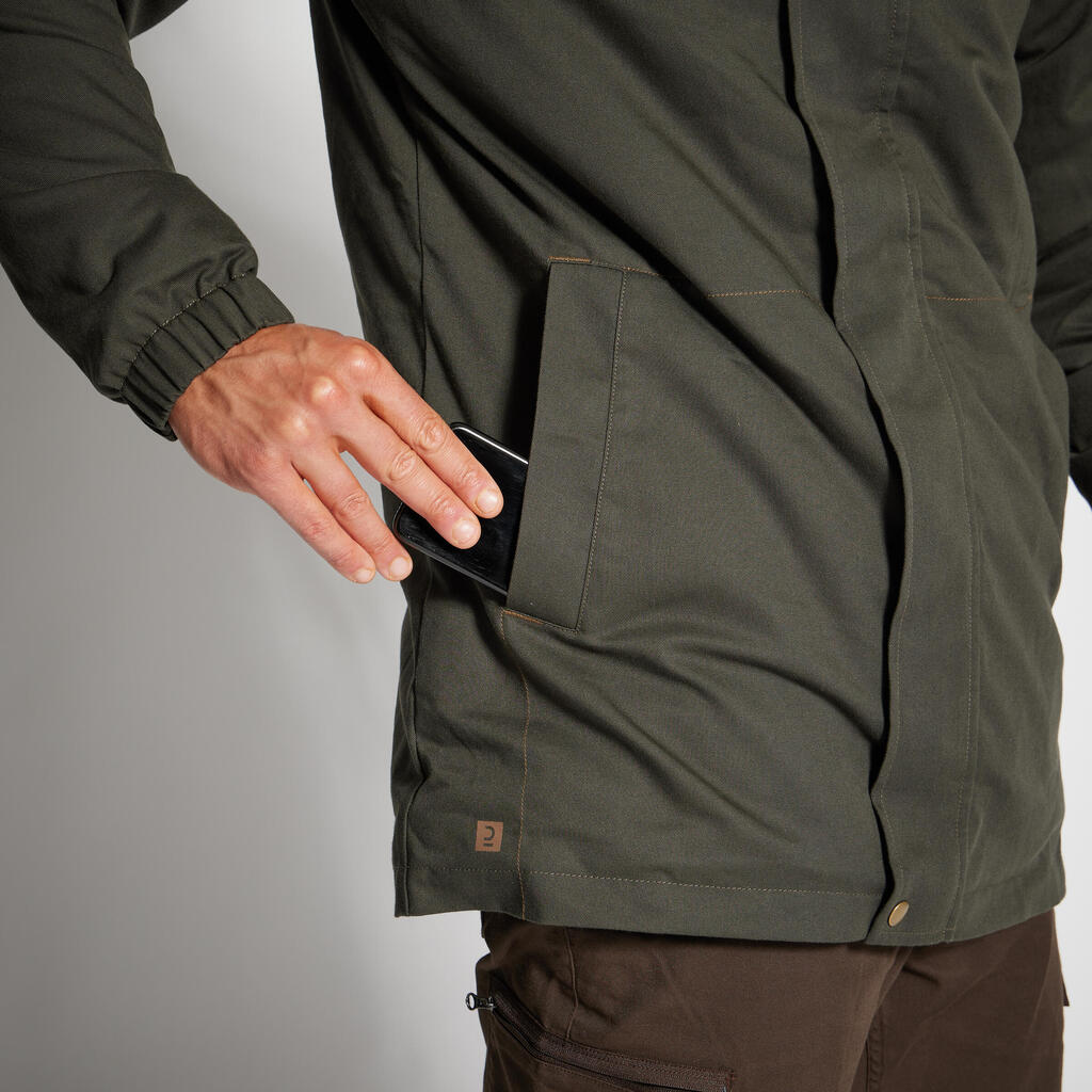 Jagdjacke 100 warm grün