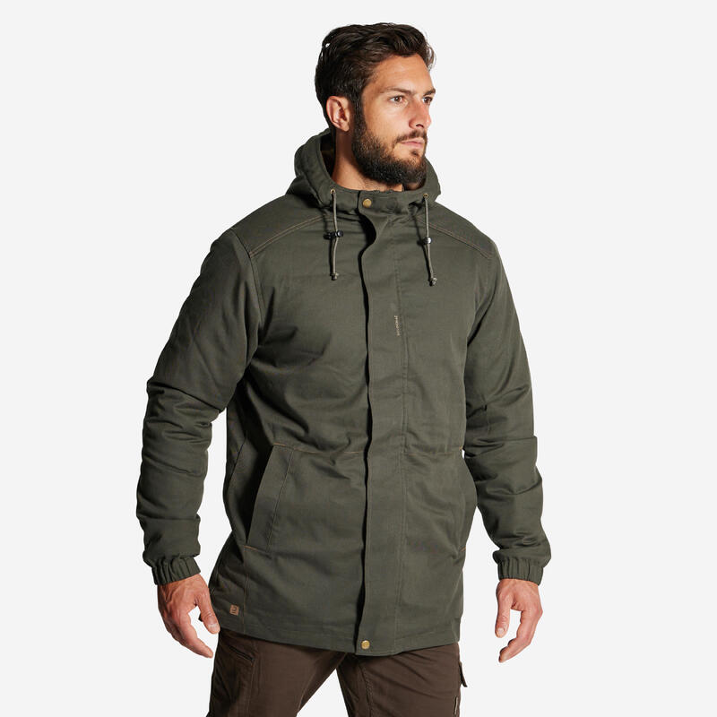 VESTE CHASSE CHAUDE VERTE 100